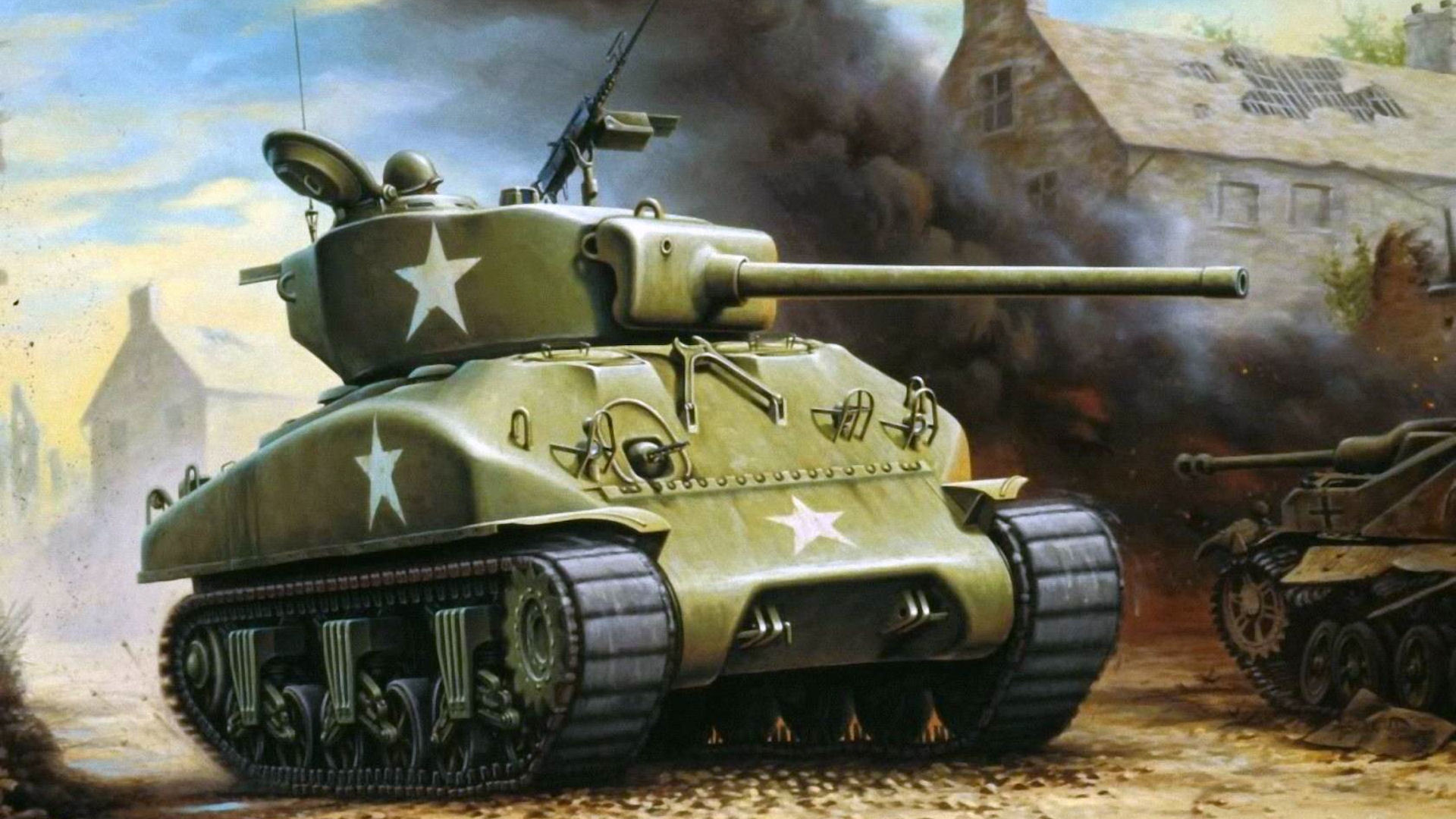 1920x1080 Free download M4 Sherman tank wallpaper wallpaper HD wallpaper HD [1920x1080] for your Desktop, Mobile & Tablet. Explore Sherman Tank Wallpaper HD. M4 Sherman Wallpaper, Tank Wallpaper HD, Tank Wallpaper