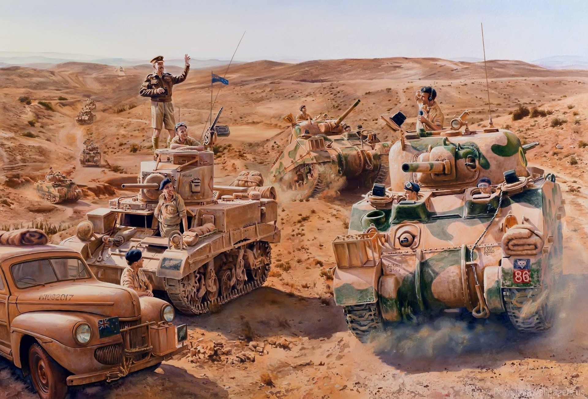 1920x1303 M4 Sherman Wallpaper