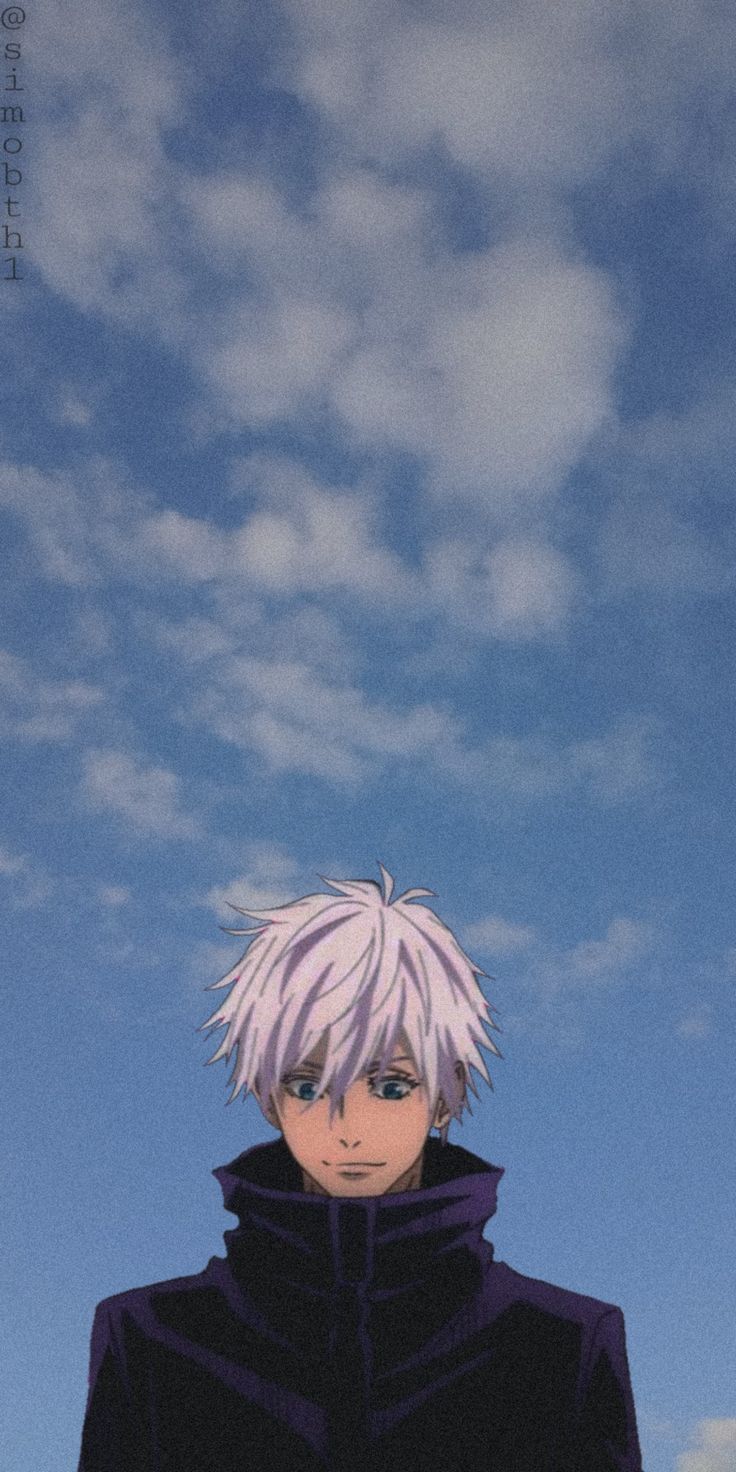 736x1472 gojo satoru wallpaper. Wallpaper, Anime, Phone wallpaper