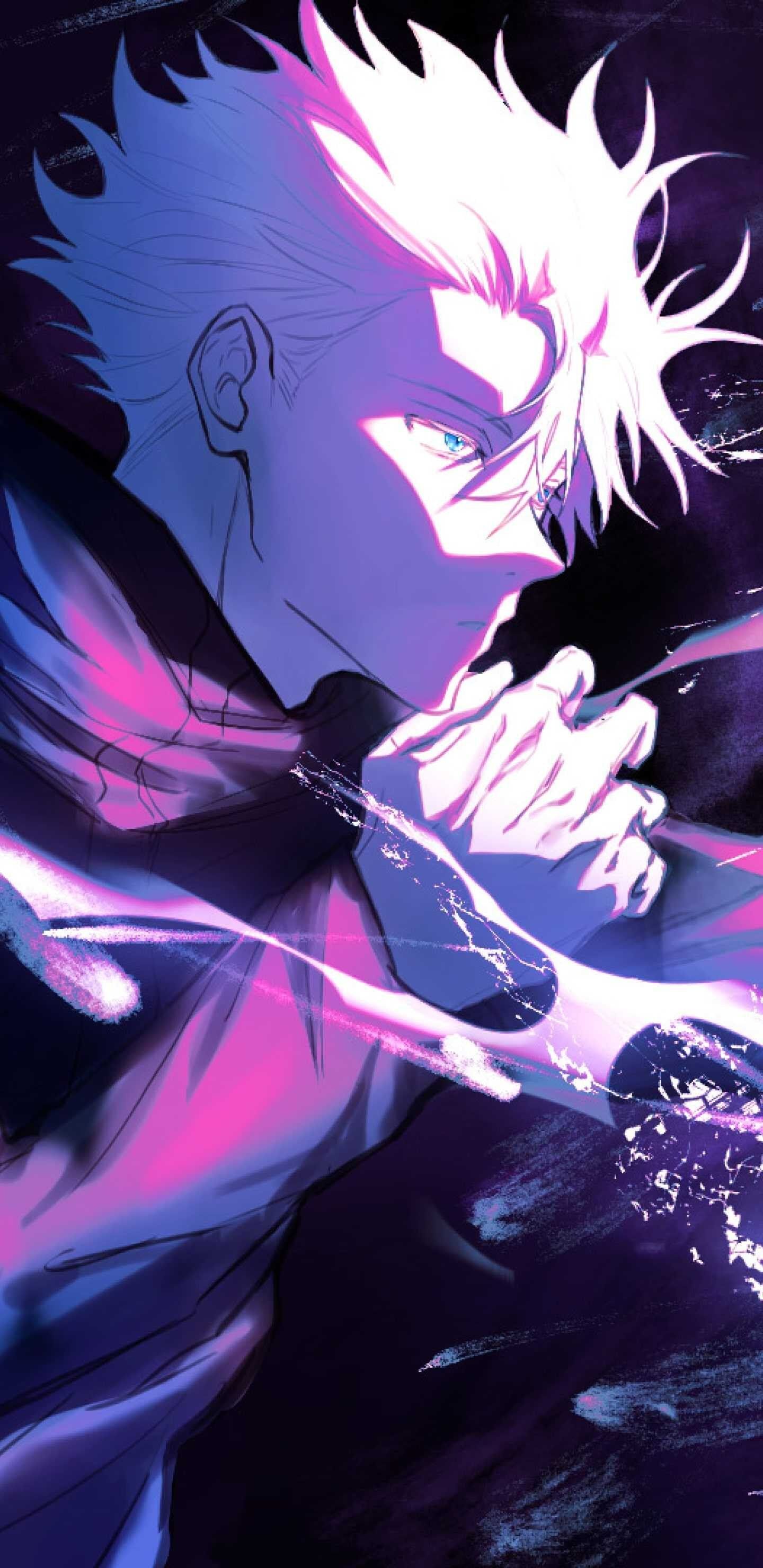 1440x2960 Anime Gojo Satoru Wallpaper Download