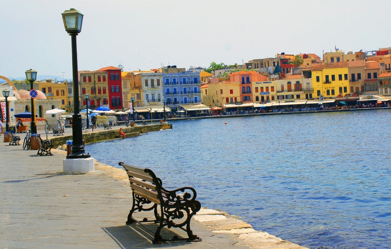 1332x850 Free download Wallpaper sea the city shop shop Crete Chania image for [1332x850] for your Desktop, Mobile & Tablet. Explore Hanya Wallpaper