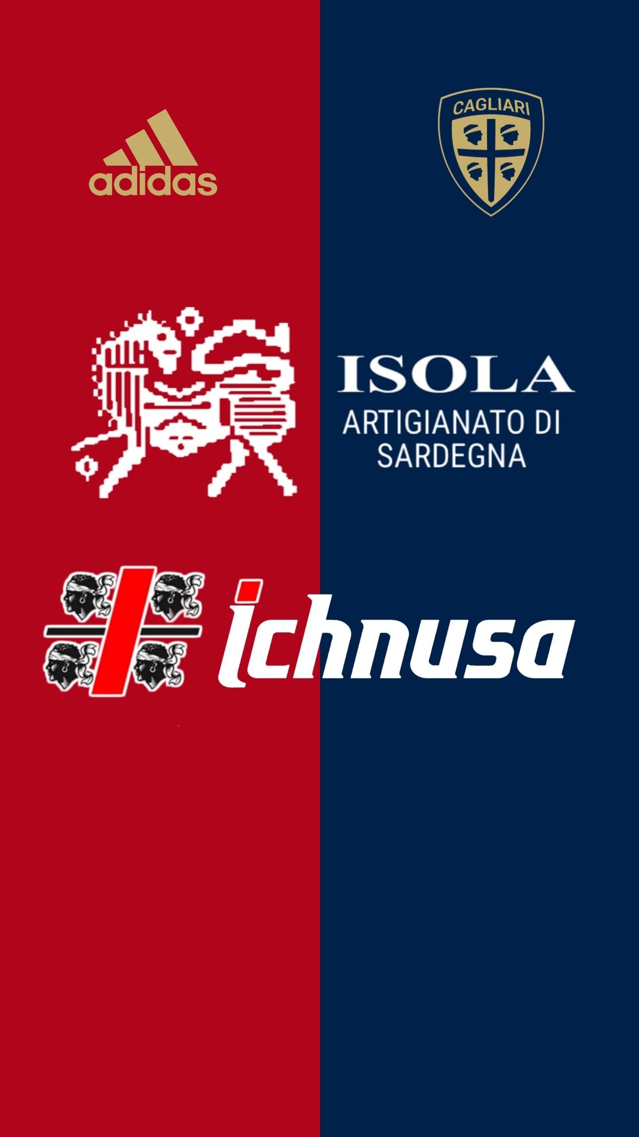 1288x2289 Cagliari Home Kit 2020 21. Calcio, Loghi Auto, Foto Di Calcio