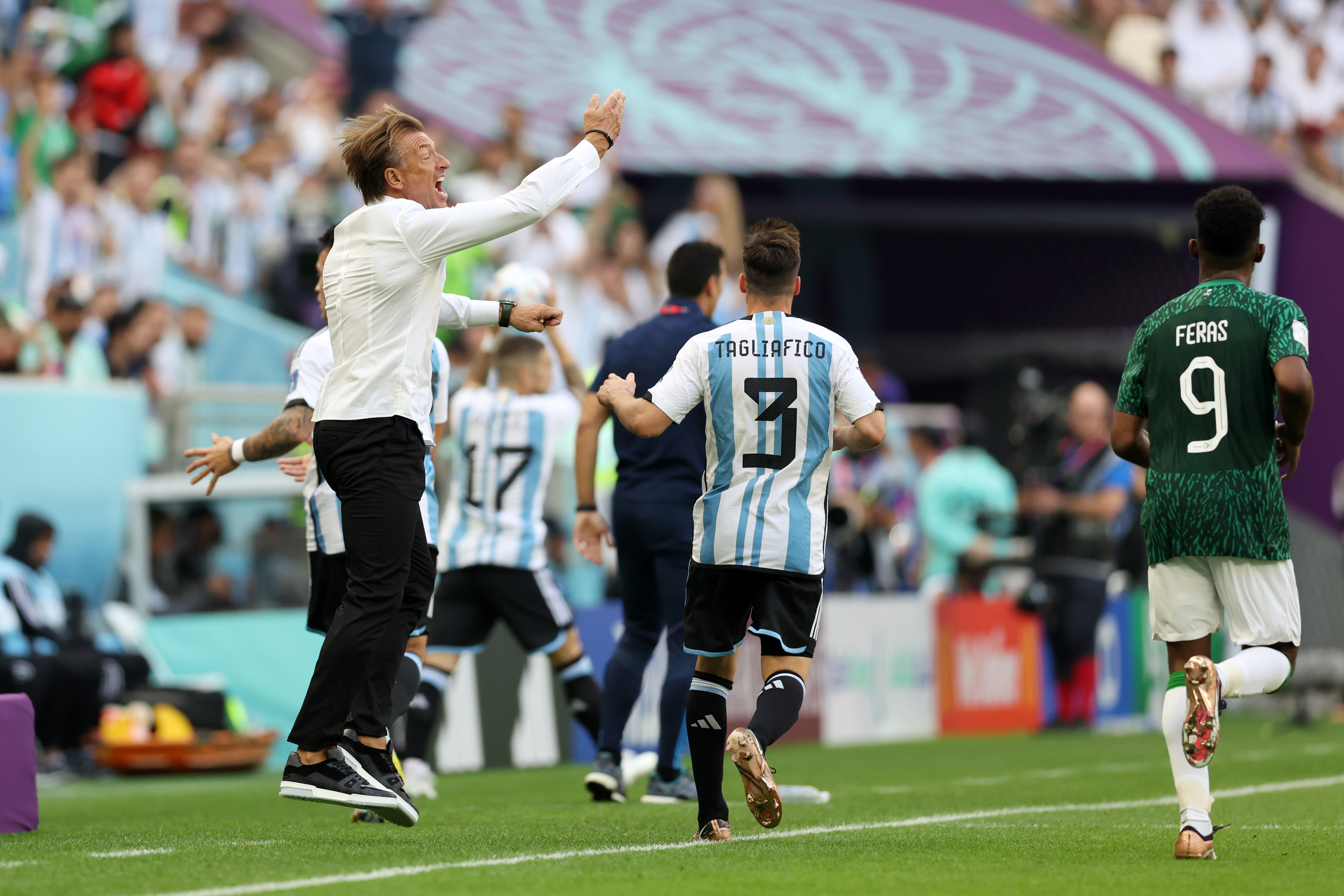 4337x2892 Fans are only just realising iconic men's World Cup boss is managing in Women's World Cup and say 'he's been everywhere'. The US Sun