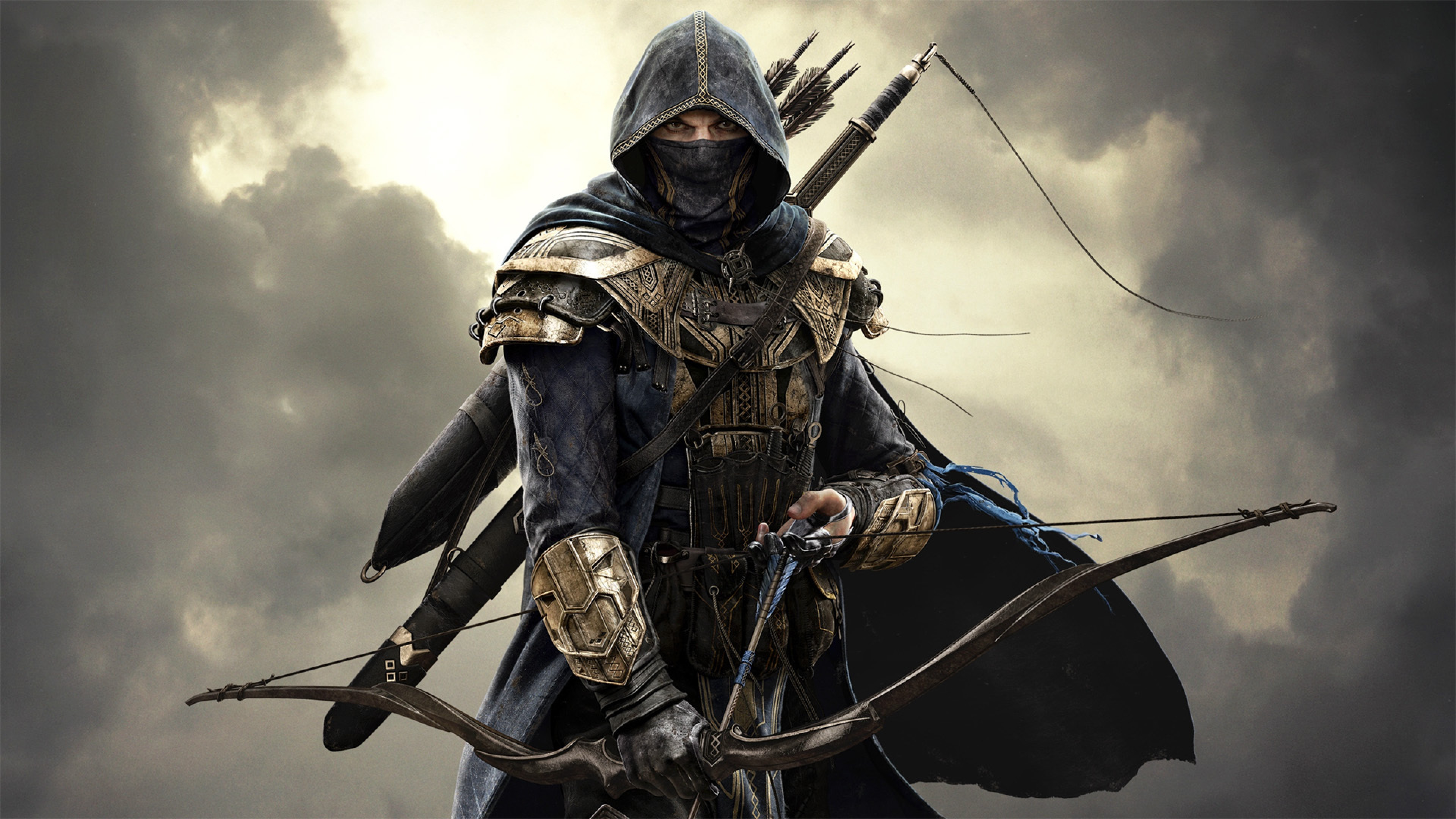 3840x2160 Resolution the elder scrolls online, sword of the night, warrior 4K Wallpaper