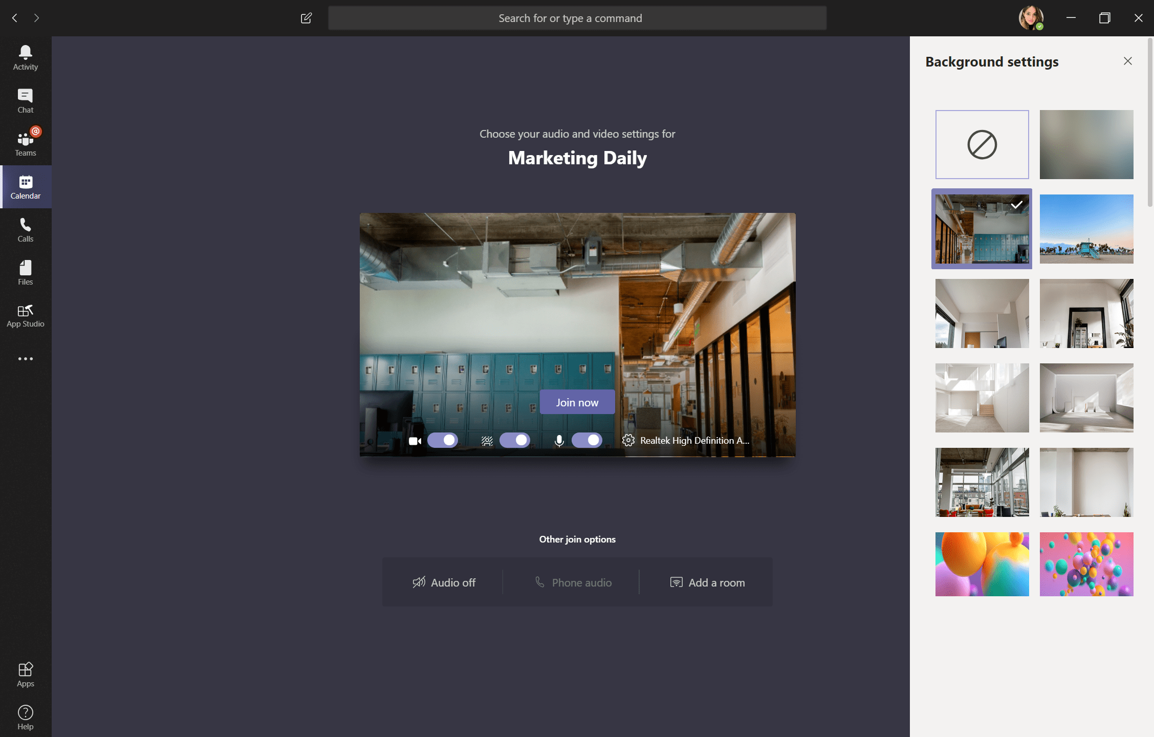 2255x1440 How to put a background on Microsoft Teams