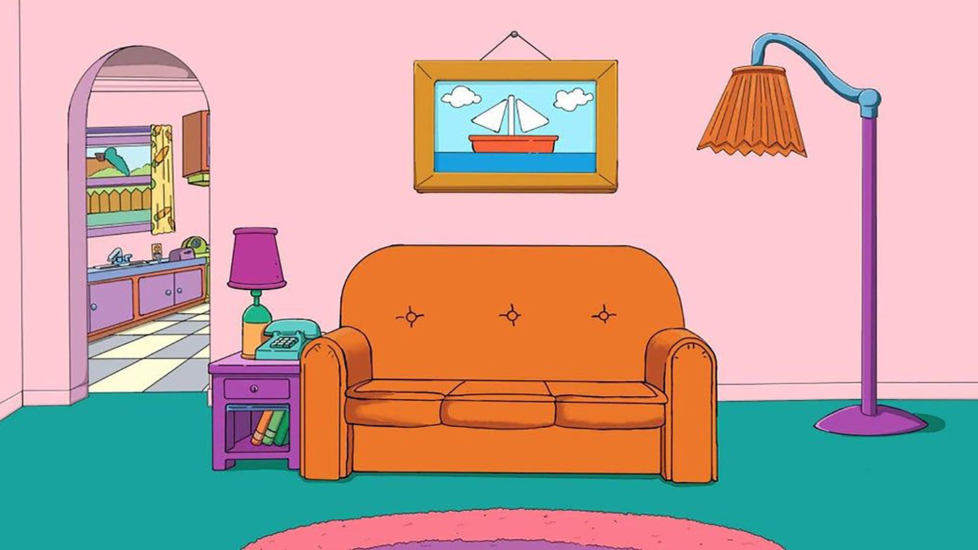 1920x1080 Simpsons couch