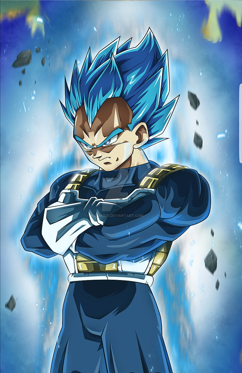 800x1232 HD vegeta blue wallpaper