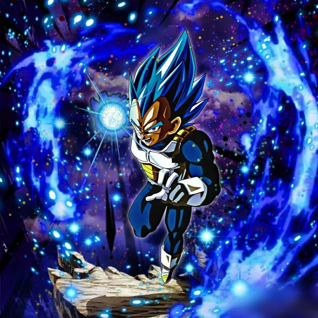 1080x1080 Download 1080x1080 Vegeta Blue Super Saiyan Digital Art Wallpaper