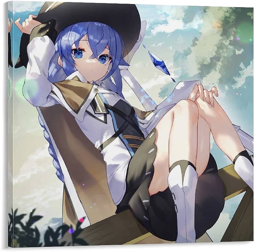 894x884 Migurdia Roxy Anime Mushoku Tensei Canvas Art Poster and Wall Art Picture Print Modern Family Bedroom Decor Posters 24x24inch(60x60cm): Posters & Prints
