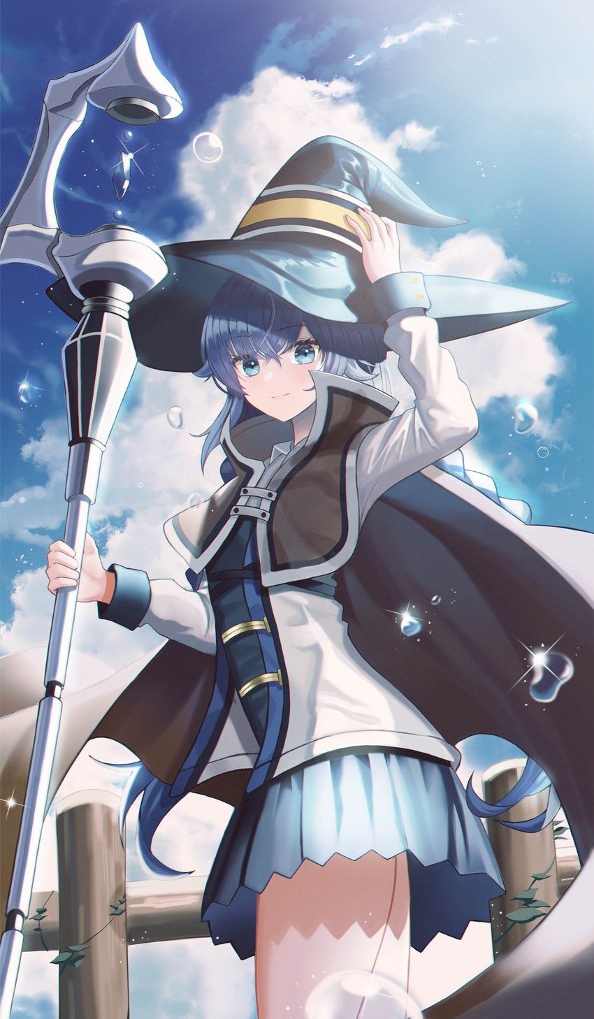850x1458 roxy migurdia (mushoku tensei) drawn