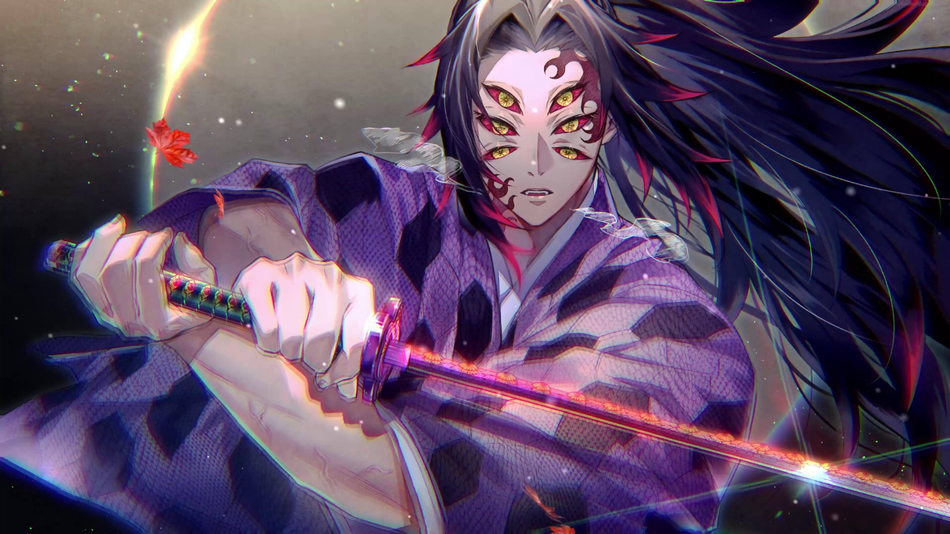 3840x2160 Kokushibo Live Wallpaper