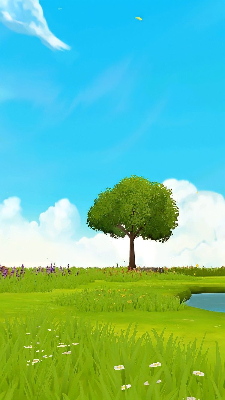750x1334 Zepeto background. Background, Golf courses, Field