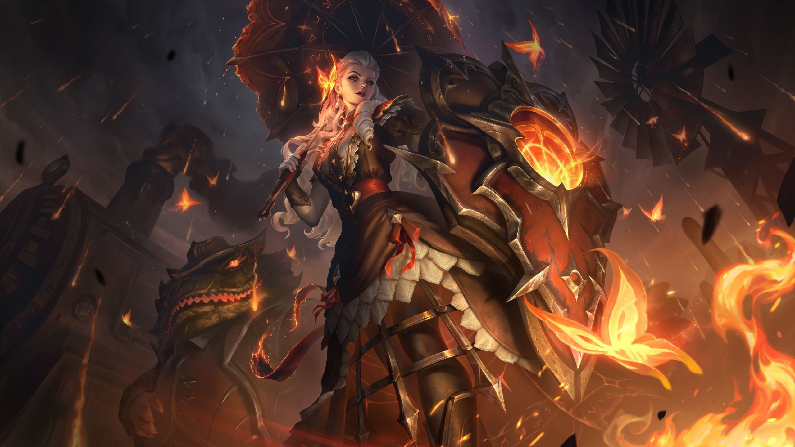 2560x1441 Leona (League Of Legends) HD Wallpaper and Background