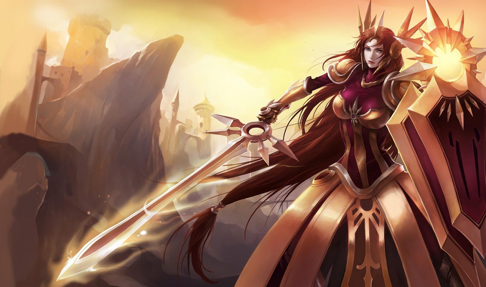 1600x944 Classic Leona Chinese. Wallpaper & Fan Arts. League Of Legends