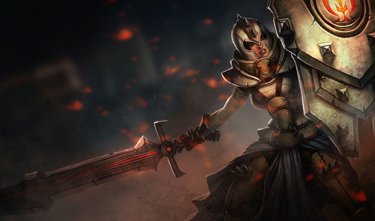 1215x717 NERFPLZ.LOL Leona Wallpaper (Chinese American)