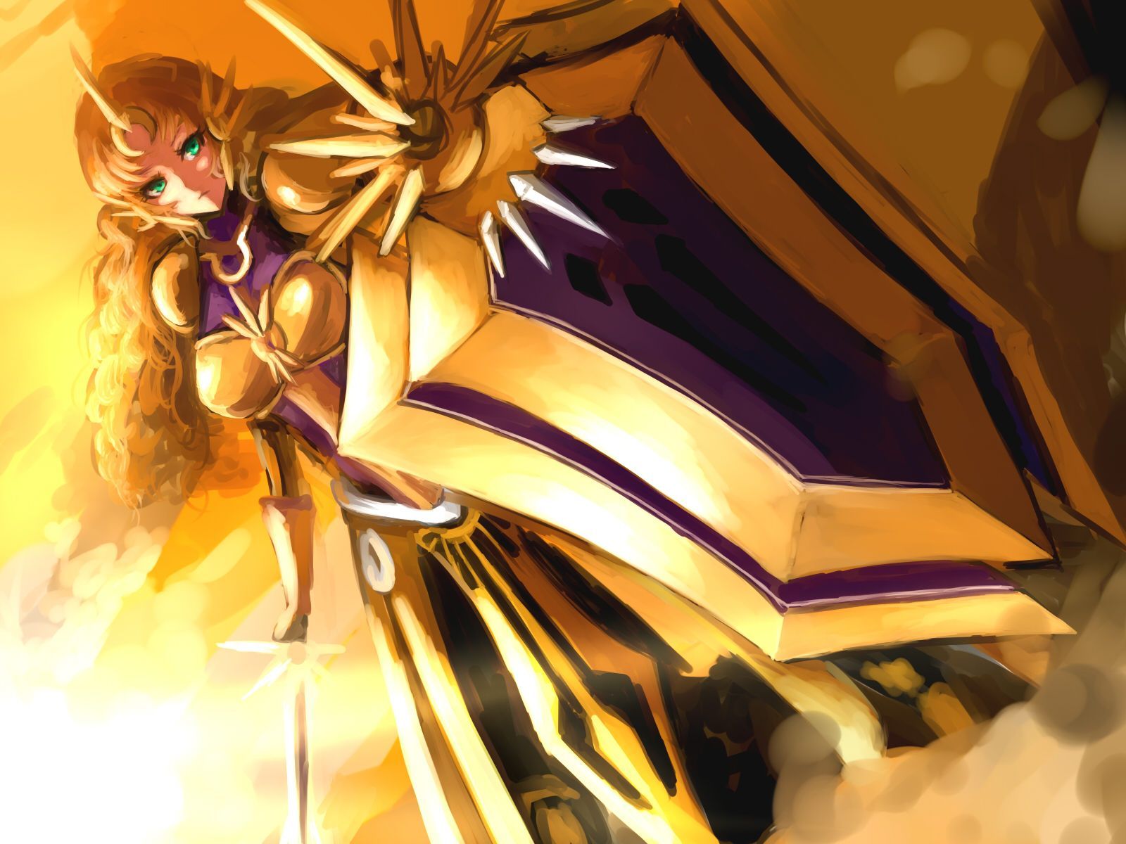 1600x1200 Leona (League of Legends) Wallpaper by Aleron Anime Image Board