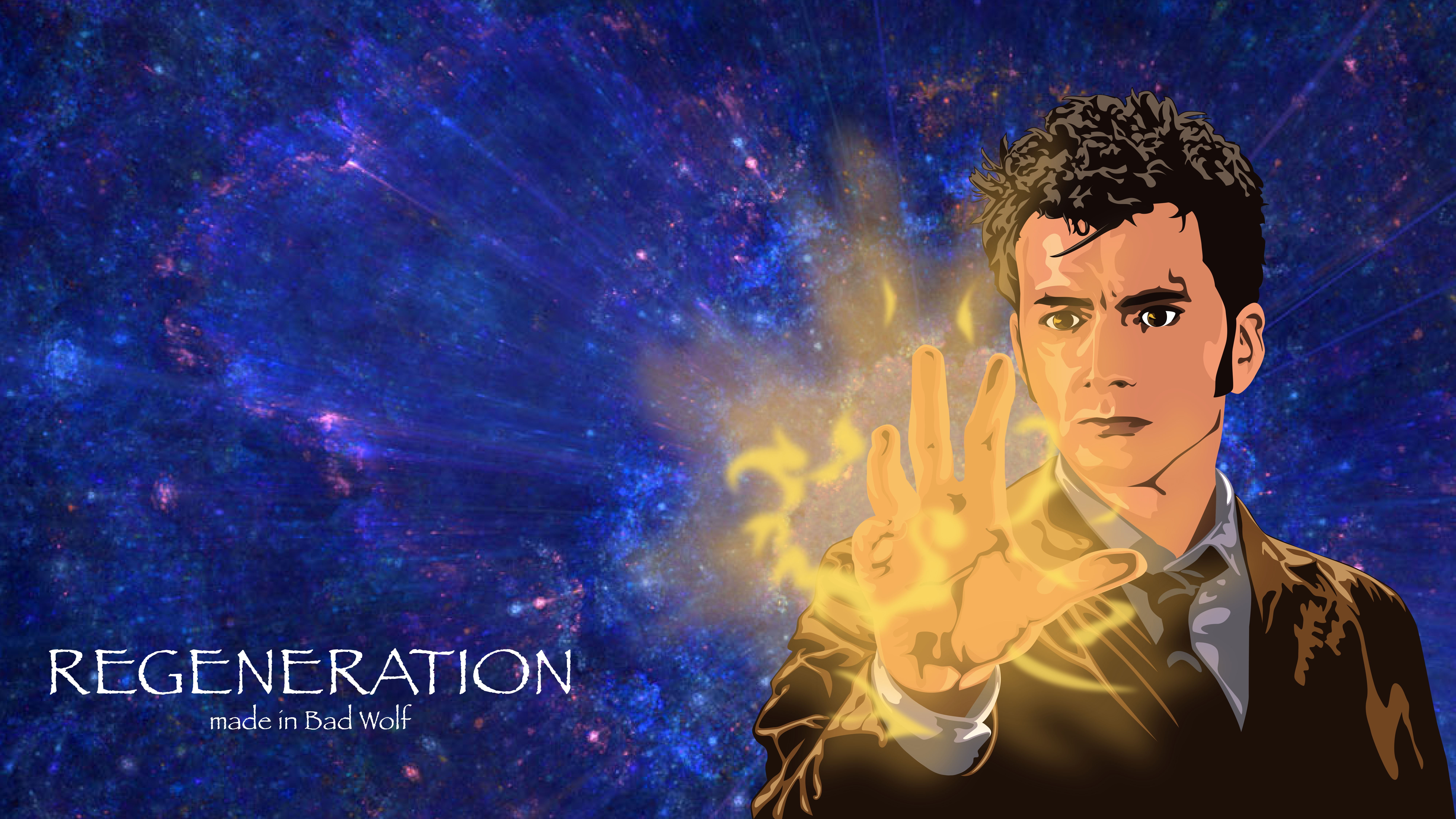 8000x4500 Regeneration, Doctor Who, Bad Wolf, David Tennant, Tenth Doctor HD wallpaper