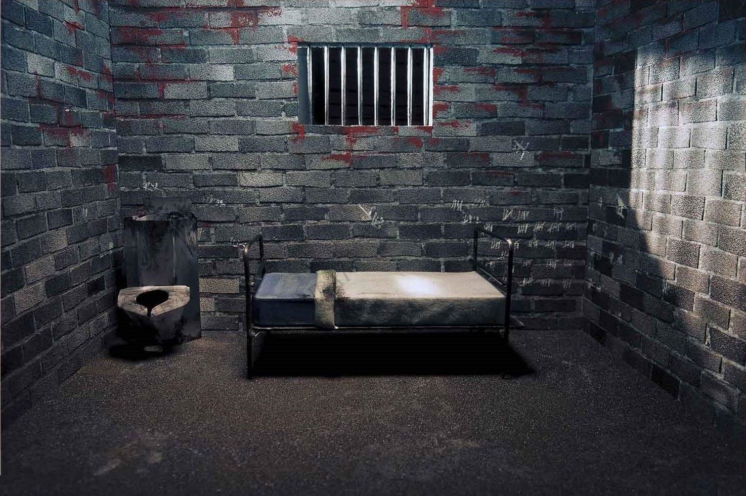 1475x981 Old Prison Backdrop Forbidden Room Photography Backdrops Brick Wall Background Party Wallpaper Personalized Photo Booth Props