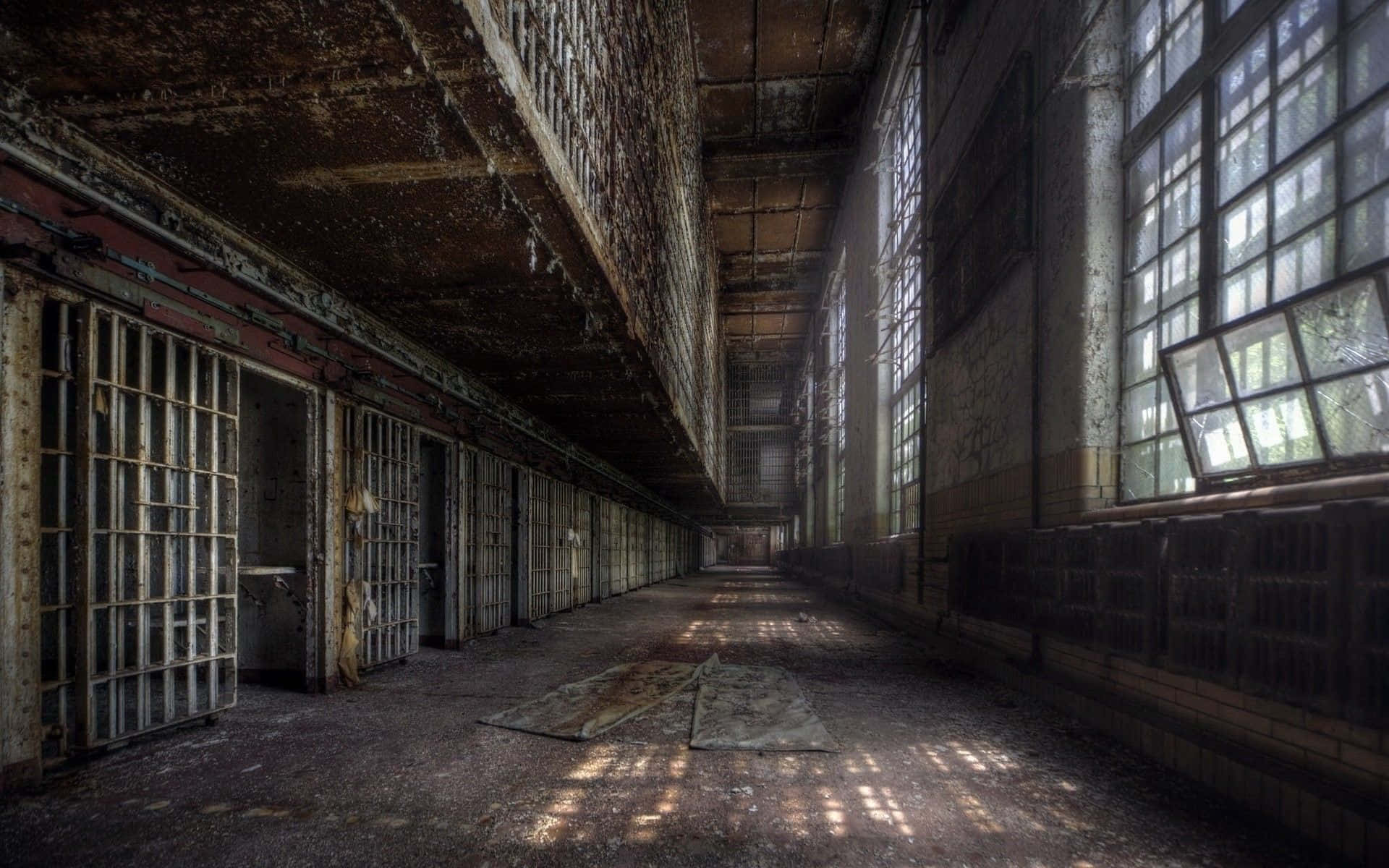 1920x1200 Download A Prison Cell With Windows And Bars