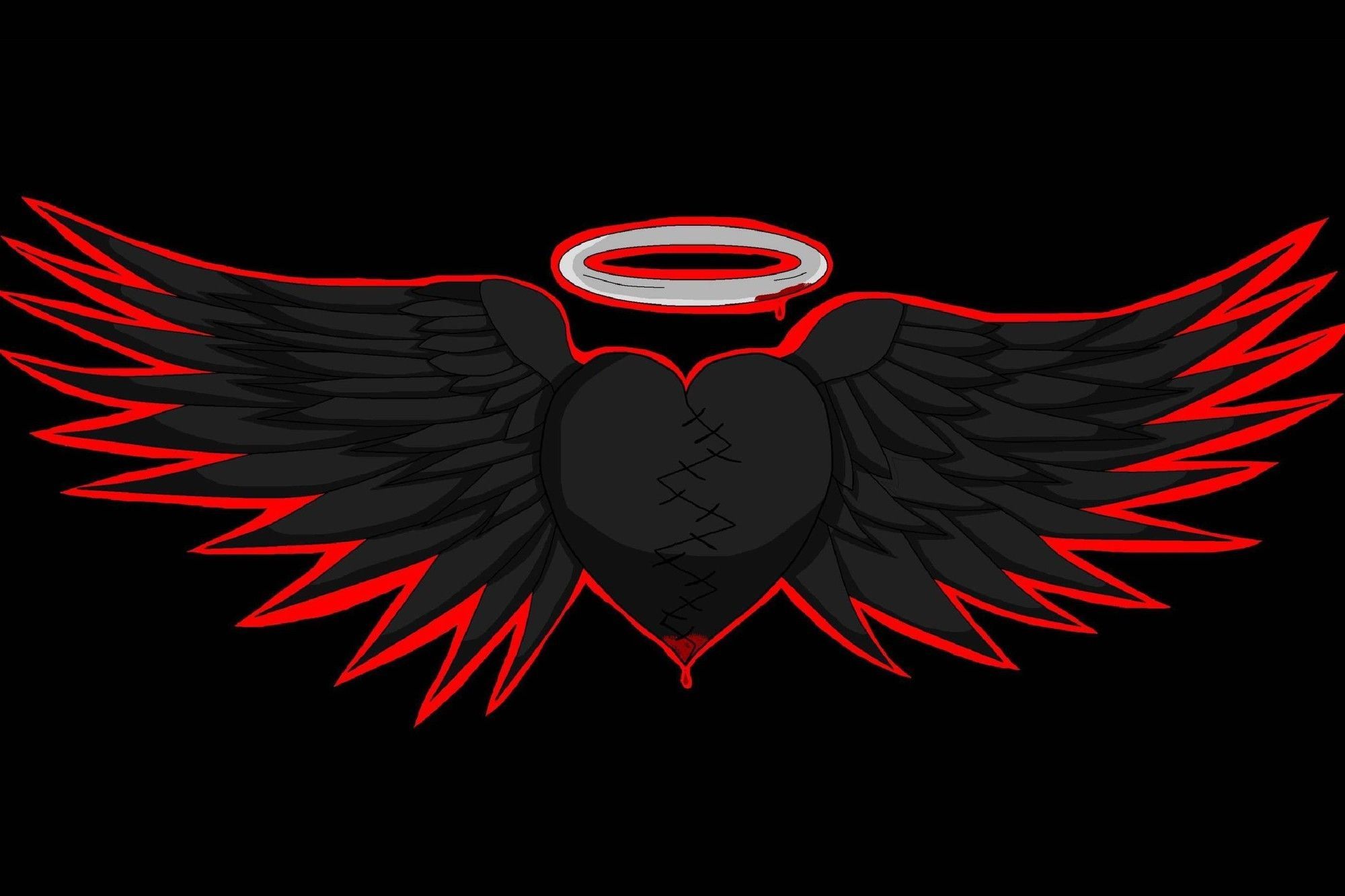 2000x1333 Wallpaper Angel Wings