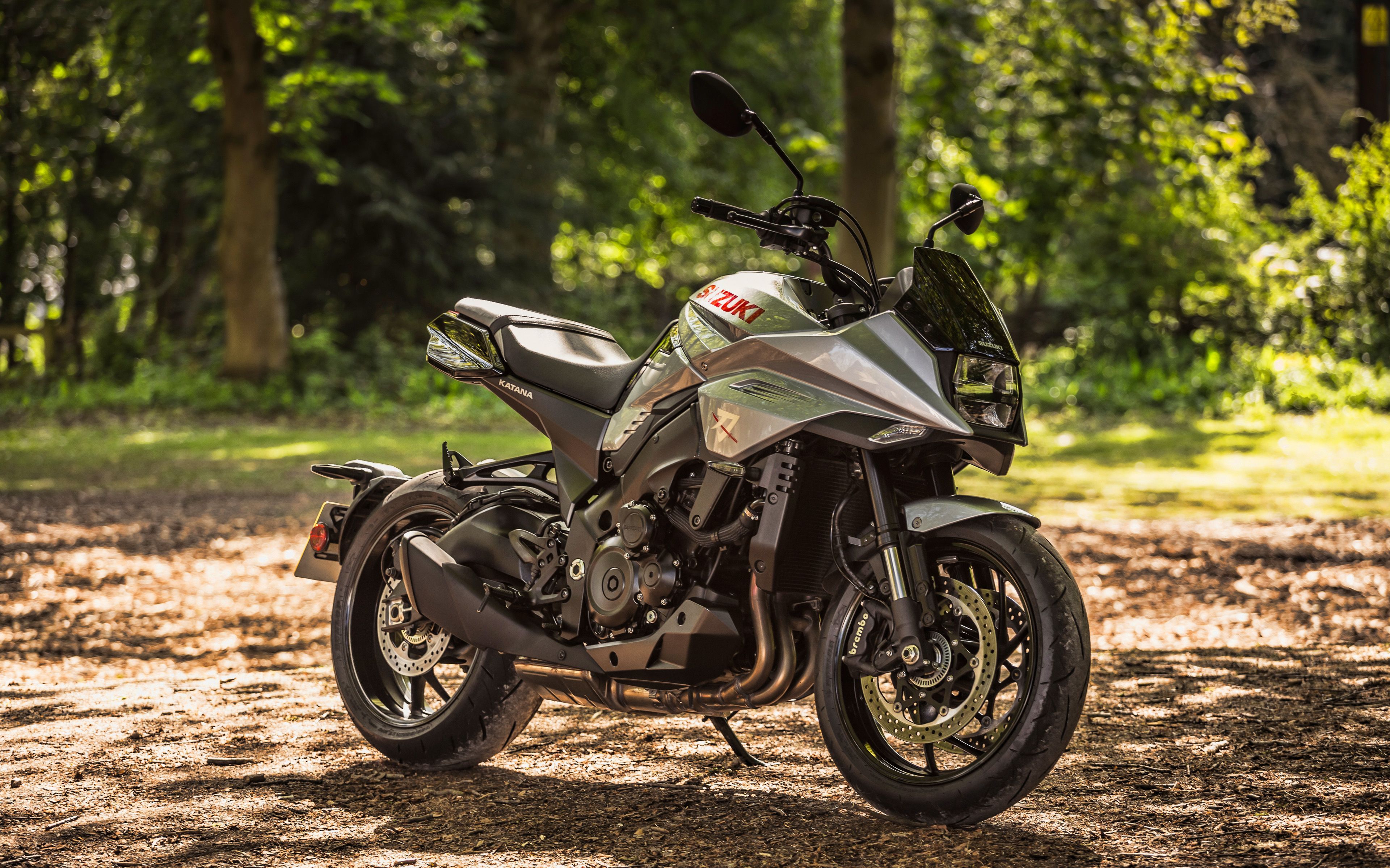 3840x2400 Download wallpaper 4k, Suzuki Katana, offroad, 2019 bikes, superbikes, japanese motorcycles, Suzuki, 2020 Suzuki Katana for desktop with resolution 3840x2400. High Quality HD picture wallpaper