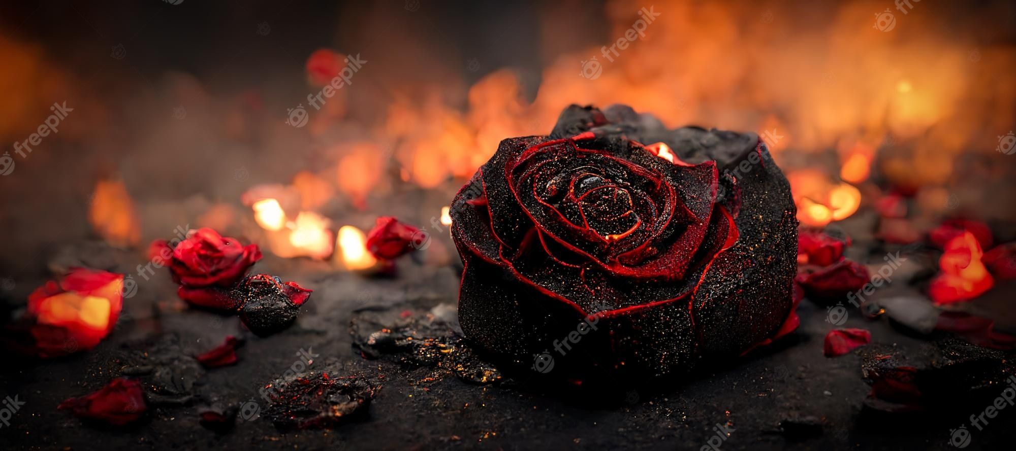 2000x889 Fire Rose Image