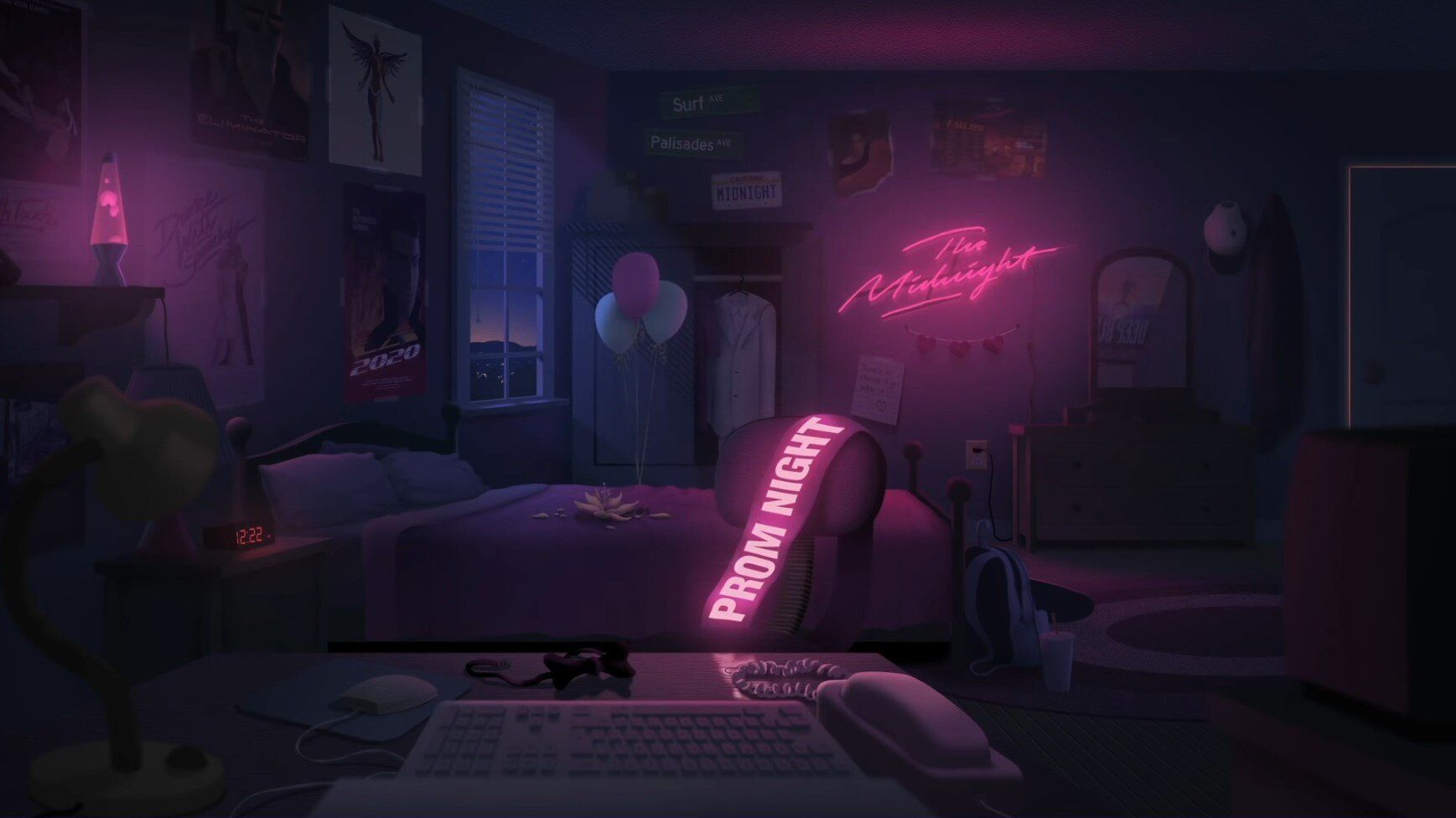 Retro Night Wallpapers Top Free Retro Night Backgrounds WallpaperAccess