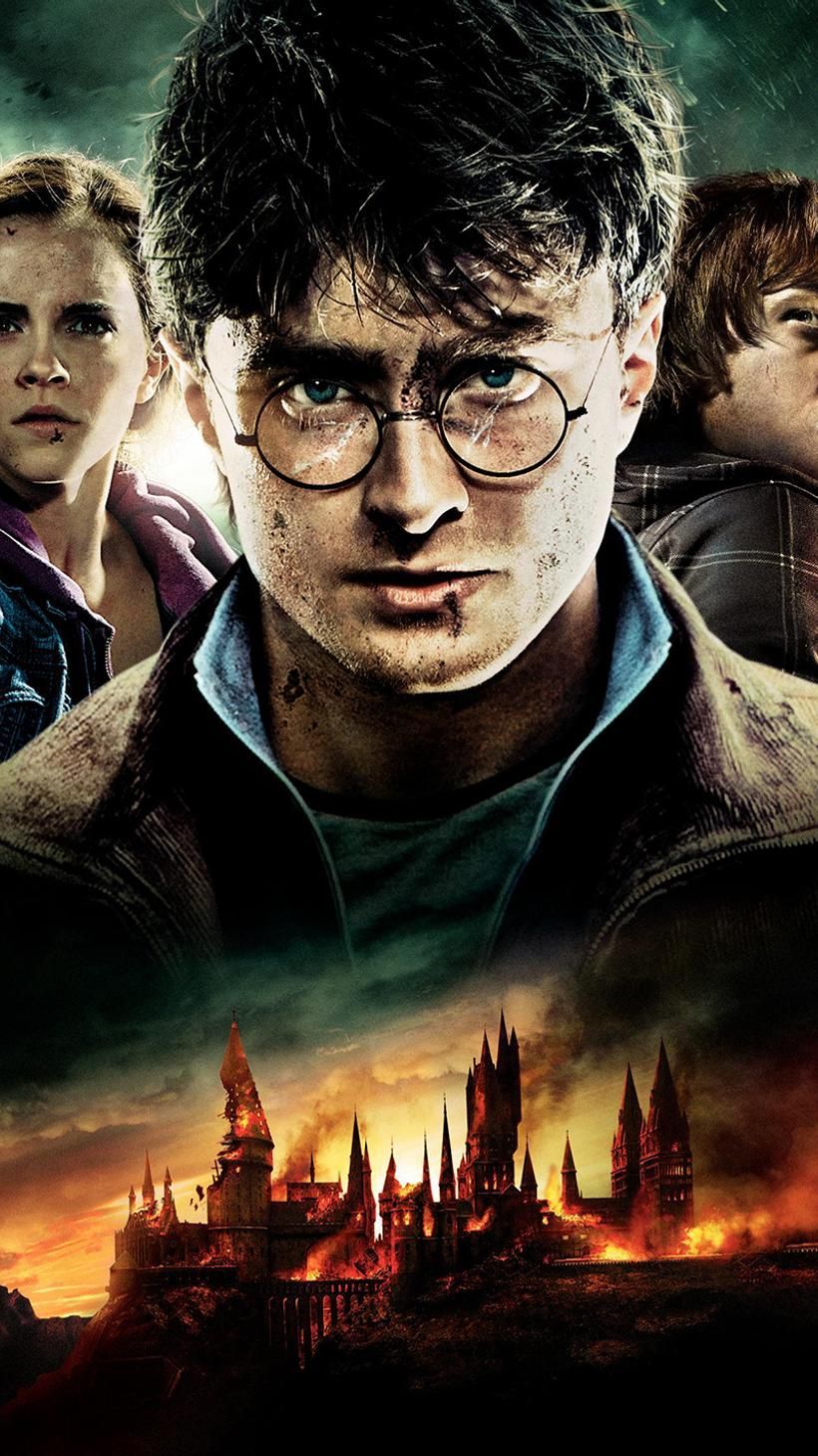 820x1459 Harry Potter and the Deathly Hallows: Part 2 (2011) Phone Wallpaper. Moviemania. Fotos de harry potter, Personajes de harry potter, Películas de harry potter