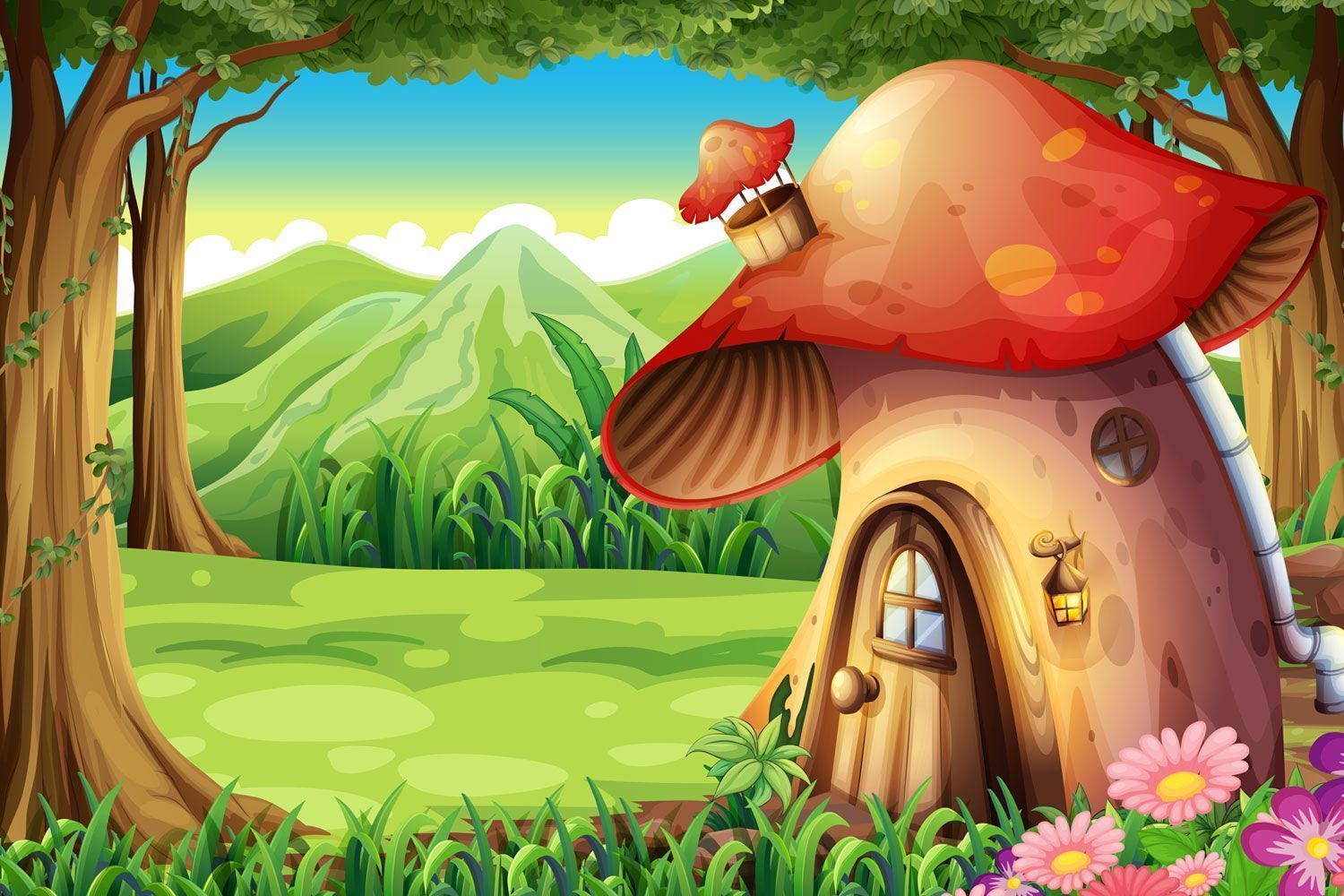 1500x1000 Mushroom House