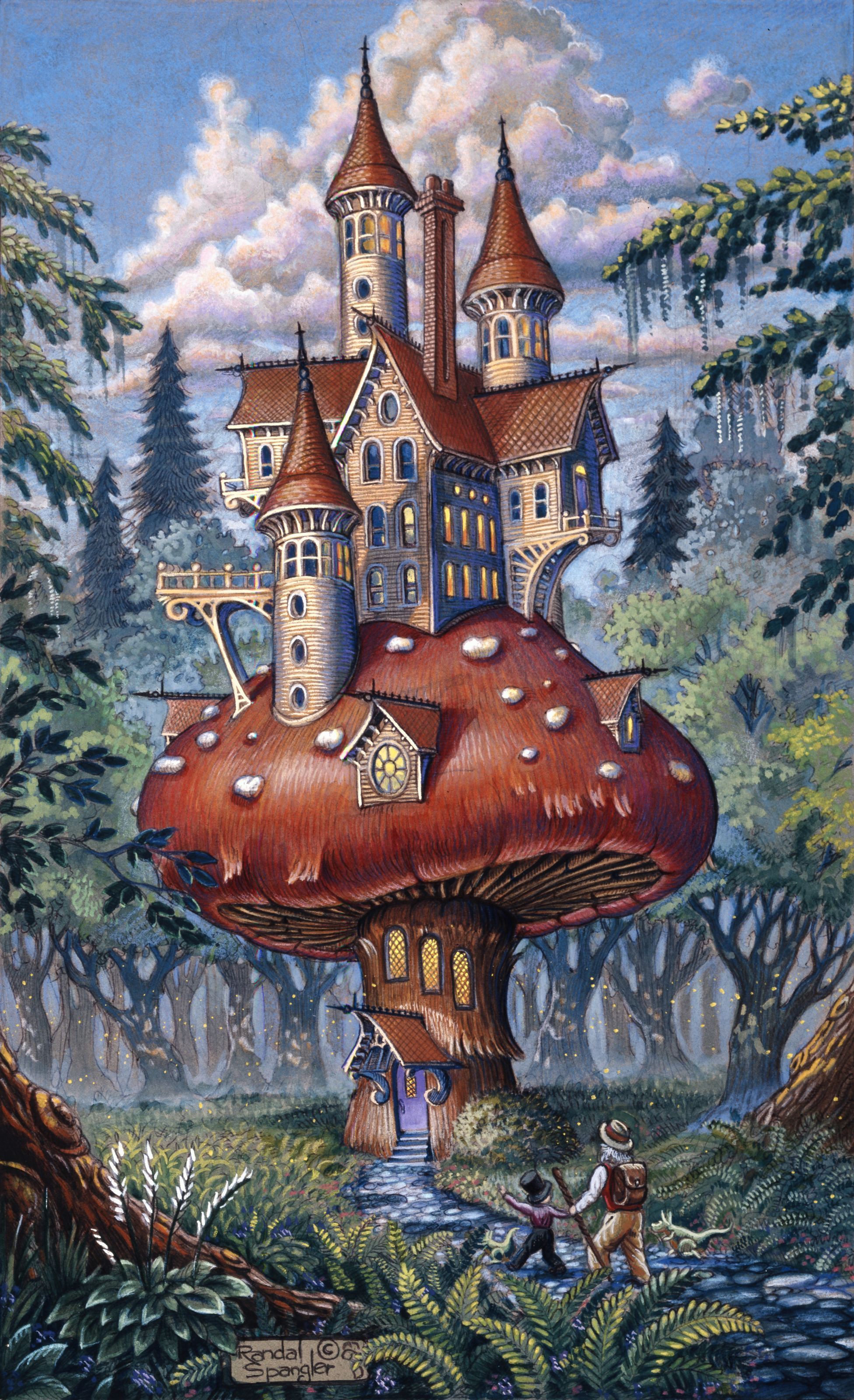 1952x3200 The Mushroom Inn Mural Your Way