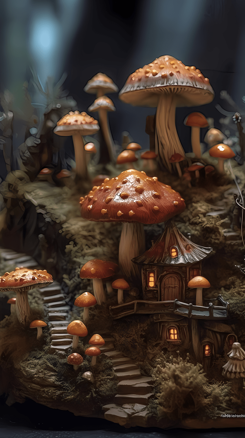 780x1392 Fairy Mushroom Village Mobile Wallpaper's Ko Fi Shop Fi ❤️ Where Creators Get Support From Fans Through Donations, Memberships, Shop Sales And More! The Original 'Buy Me A Coffee' Page