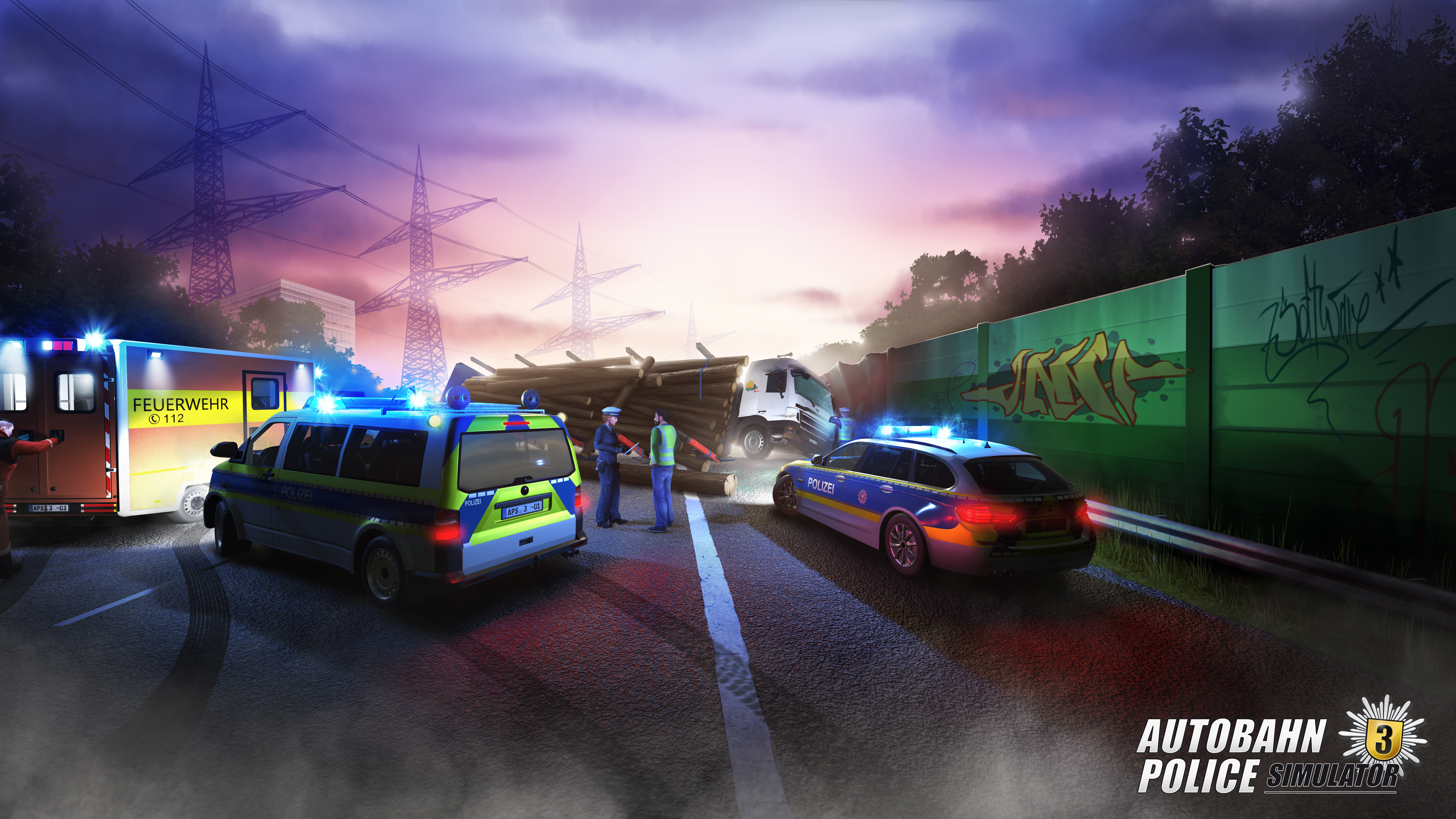 5760x3240 Serve And Protect The Highways In Autobahn Police Simulator Releasing On PC And Next Gen
