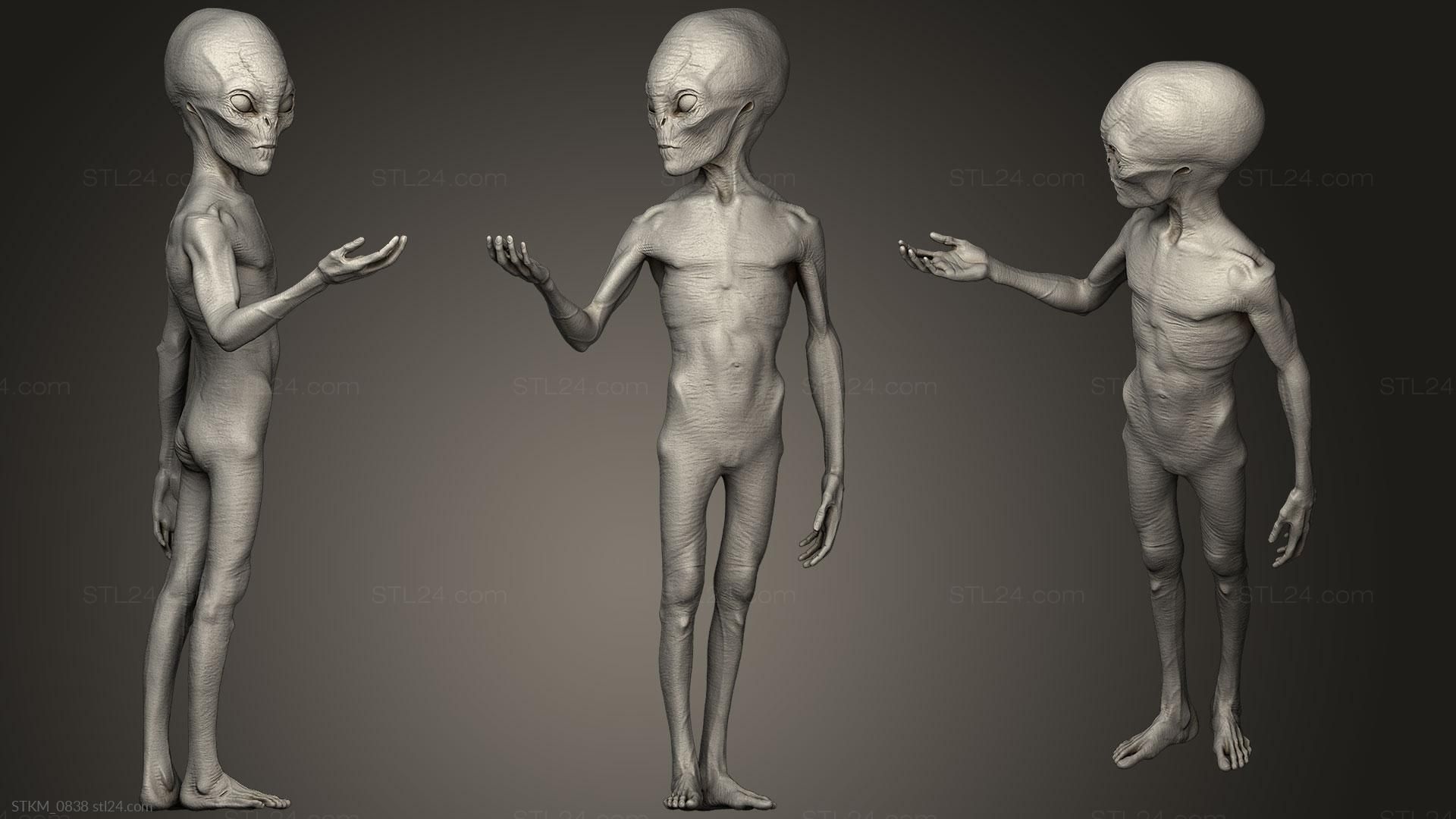 1920x1080 Figurines heroes, monsters and demons Alien, STKM_0838. 3D stl model