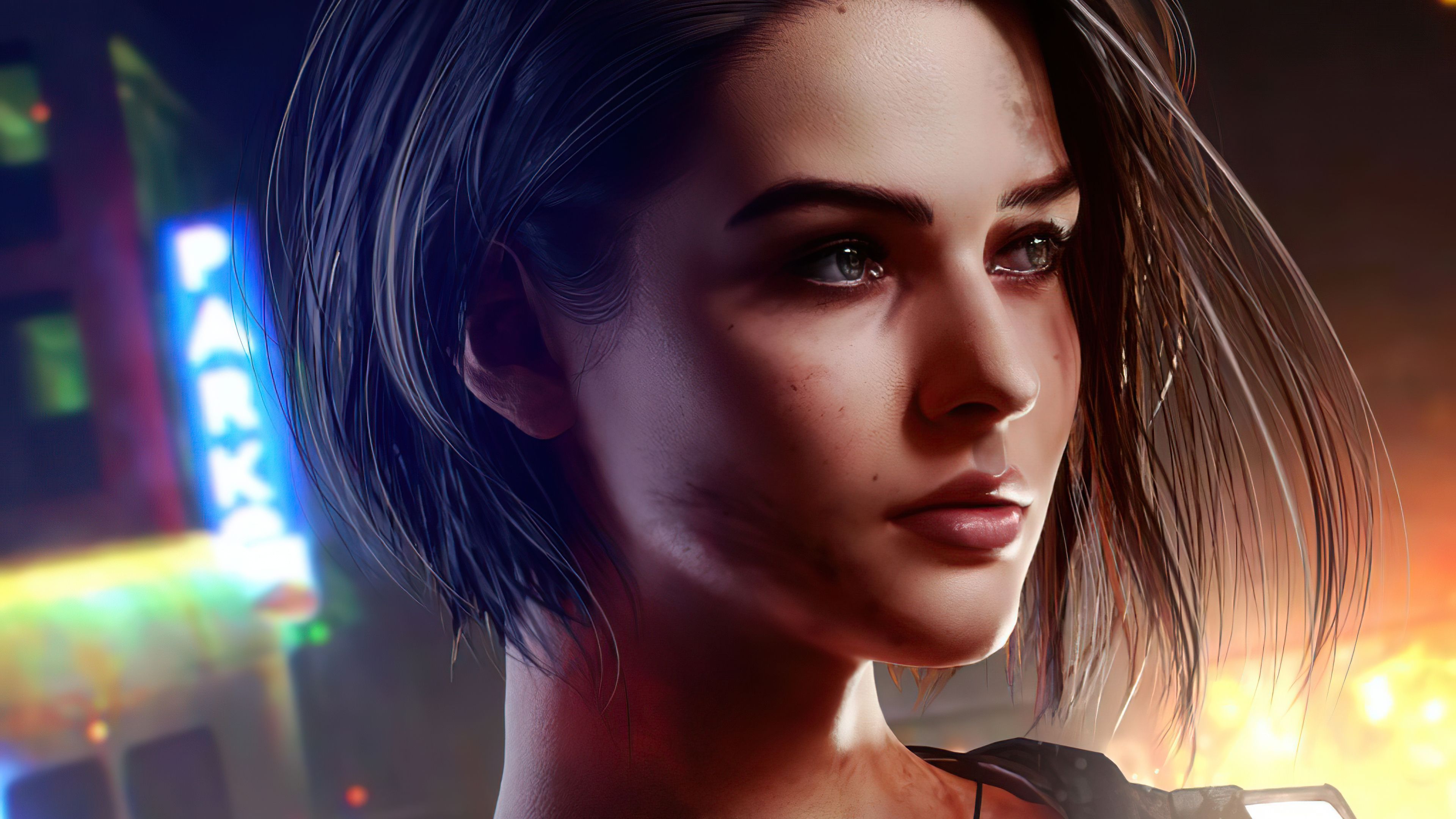3840x2160 Resident Evil Jill Valentine Wallpaper