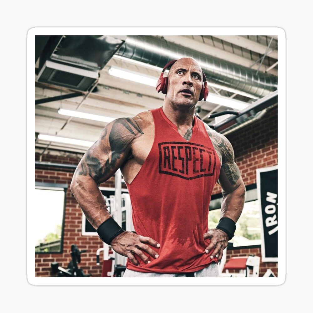 1000x1000 dwayne johnson Poster