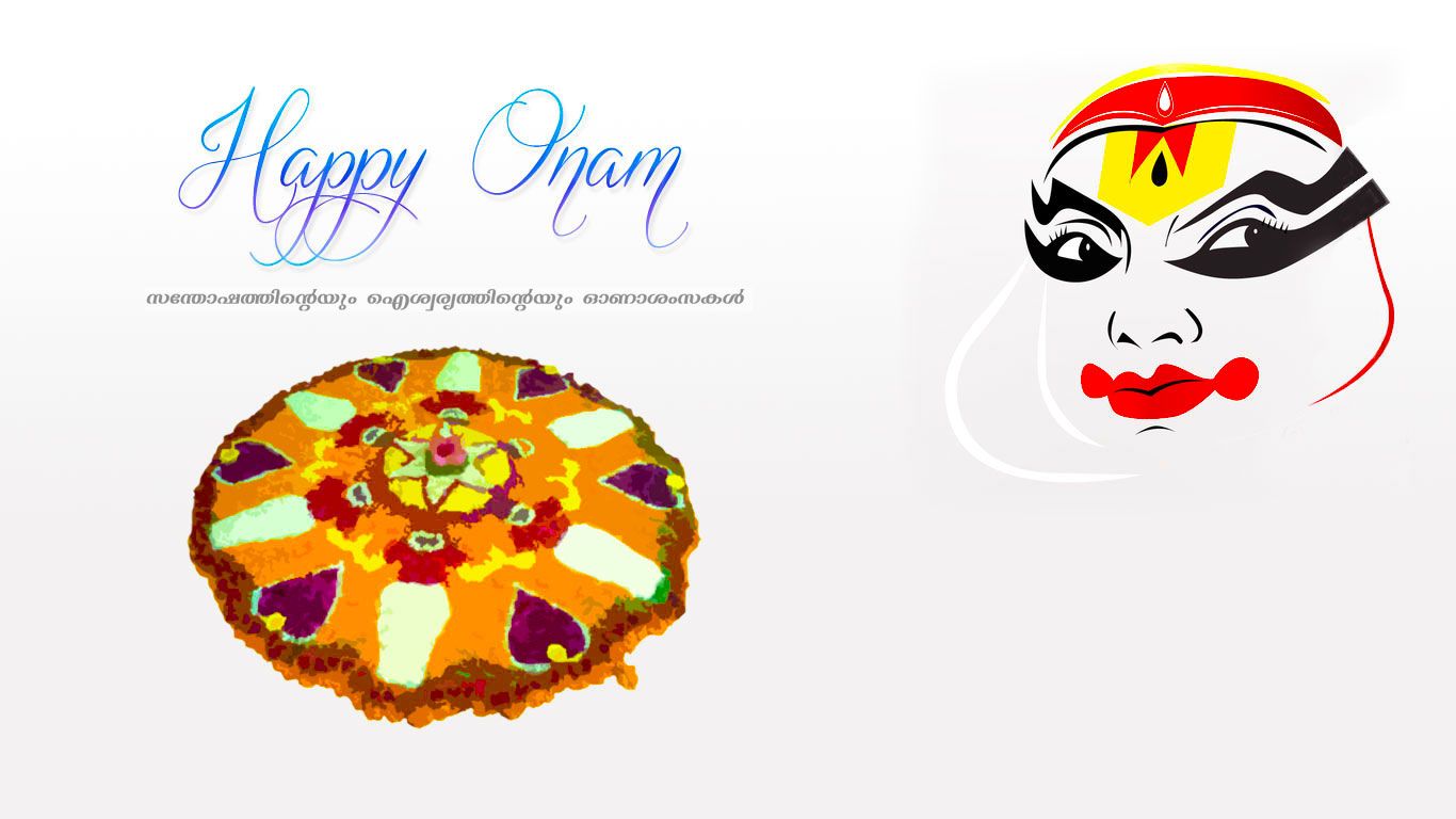 1366x768 Happy Onam