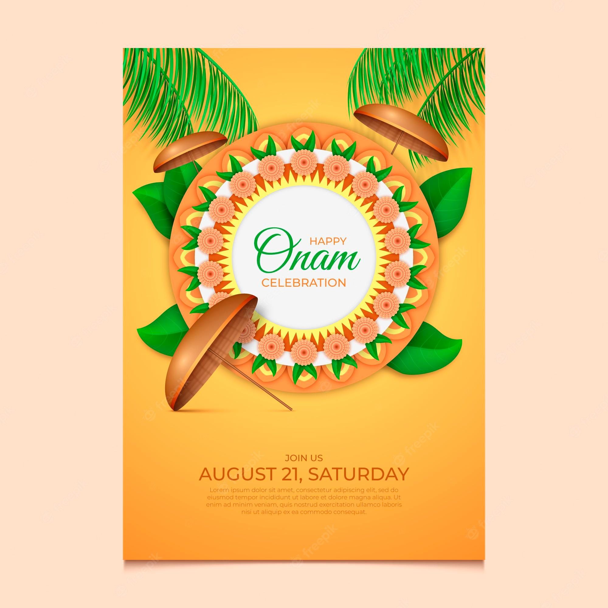 2000x2000 Onam Greetings Image