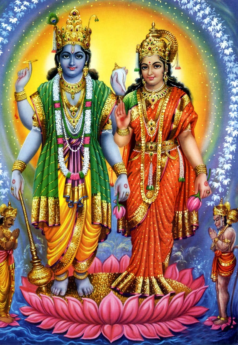 Vishnu Lakshmi Wallpapers - Top Free Vishnu Lakshmi Backgrounds ...