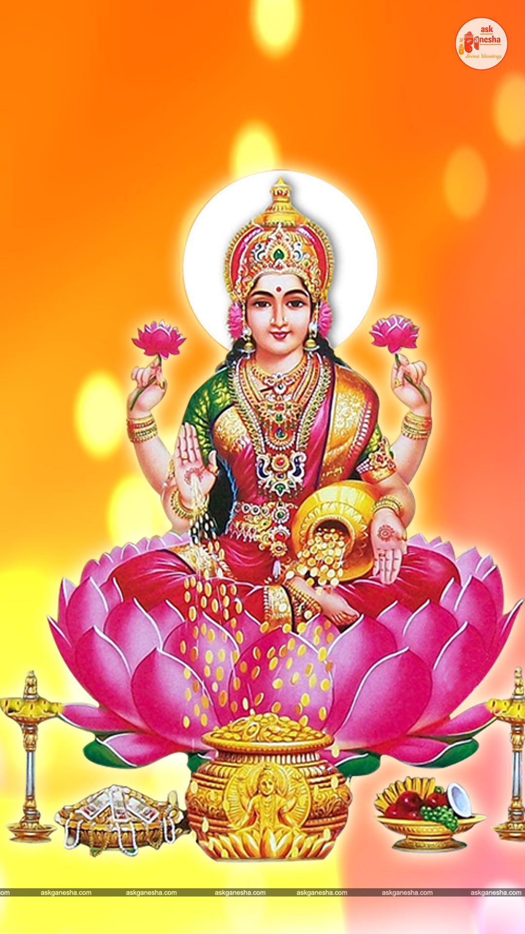 1080x1920 Lakshmi Wallpaper [HD]. Download Free Image on Askganesha