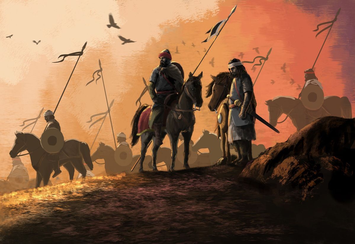 1199x825 Rashidun Caliphate: Muslim Conquest of Persia. Map and Timeline
