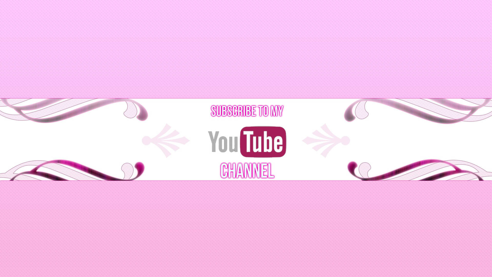 1920x1080 Download Pink YouTube Channel Wallpaper