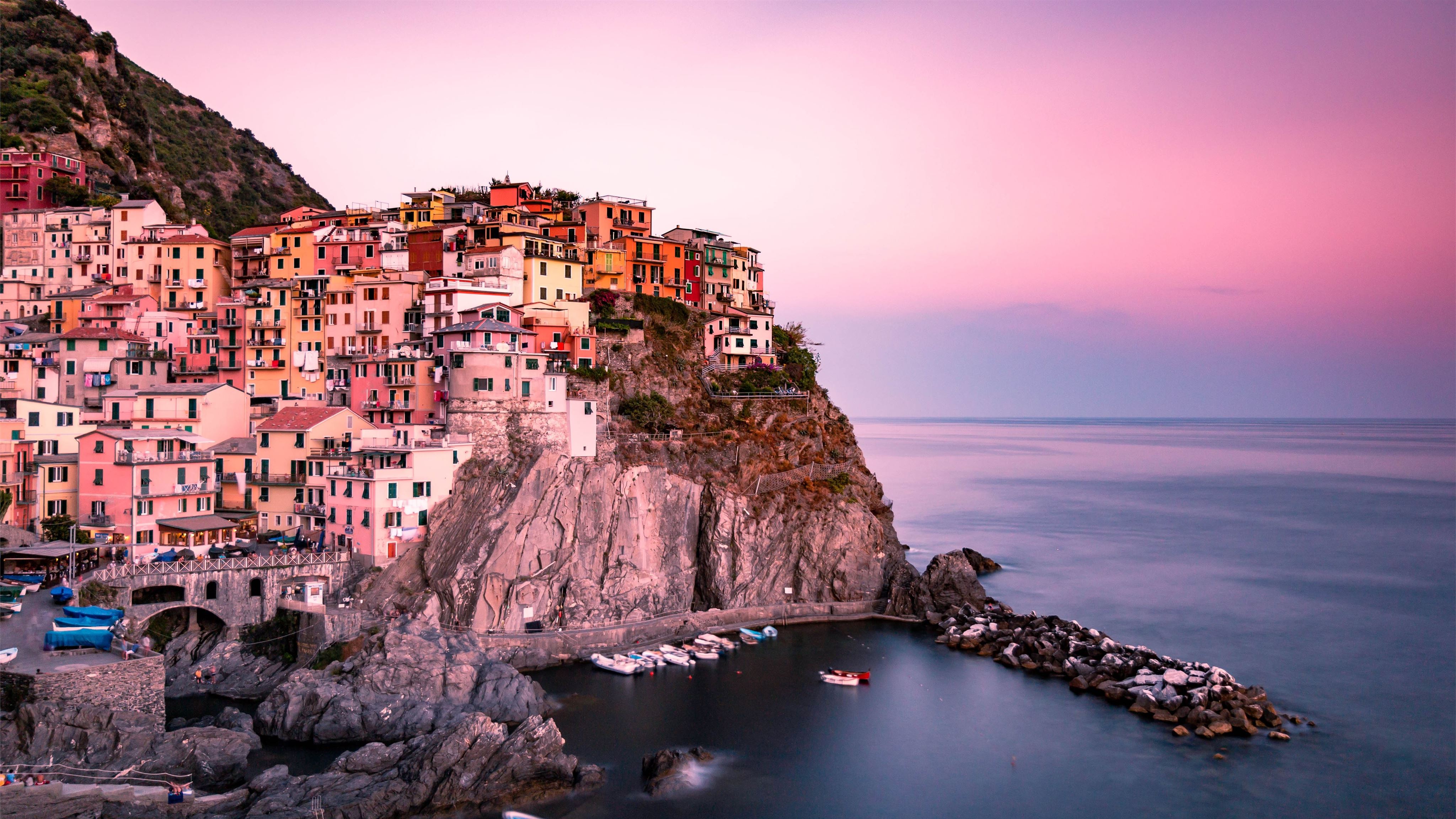 4096x2304 Manarola, Italy Mac Wallpaper Download