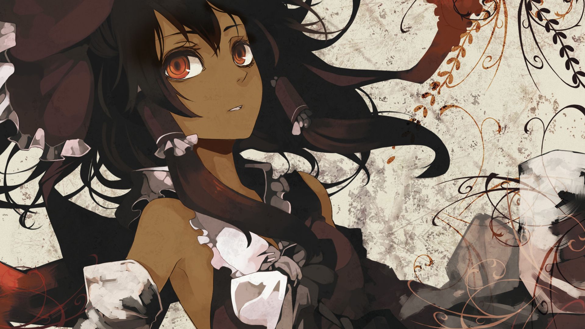 1920x1080 Brown Skin Anime Girl Wallpaper