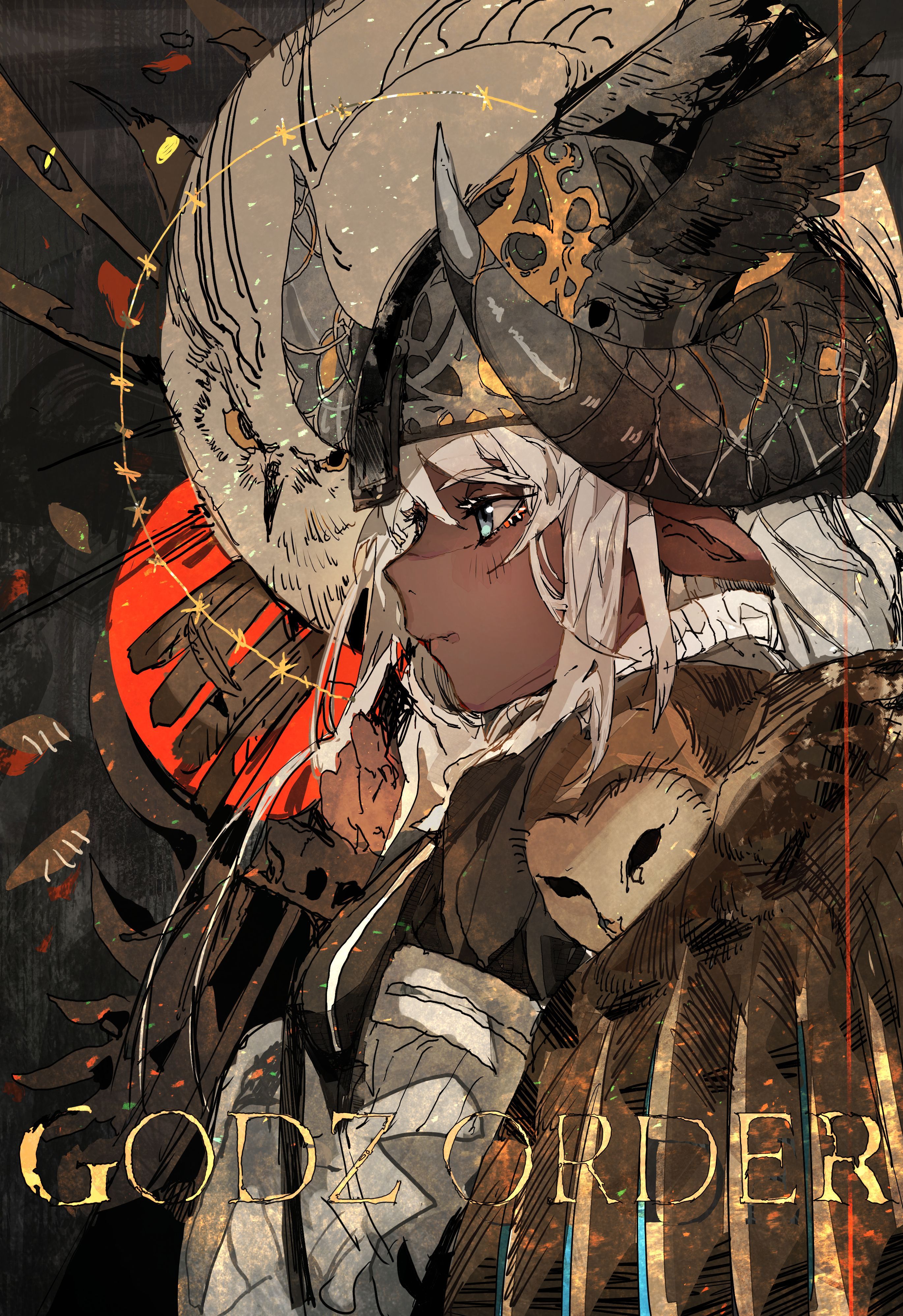 2740x3995 Brown Skin Anime Girl Wallpaper