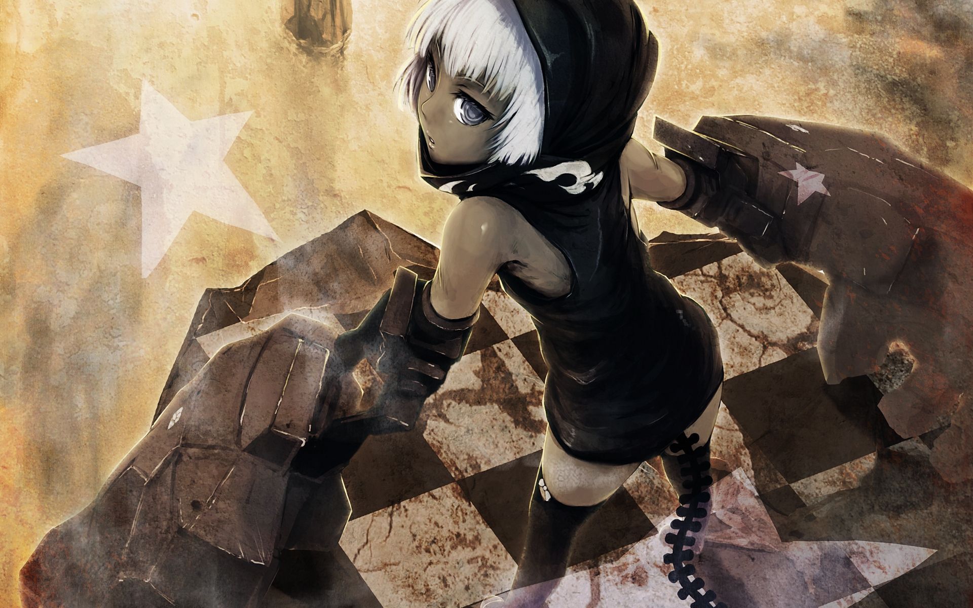 1920x1200 Brown Skin Anime Girl Wallpaper