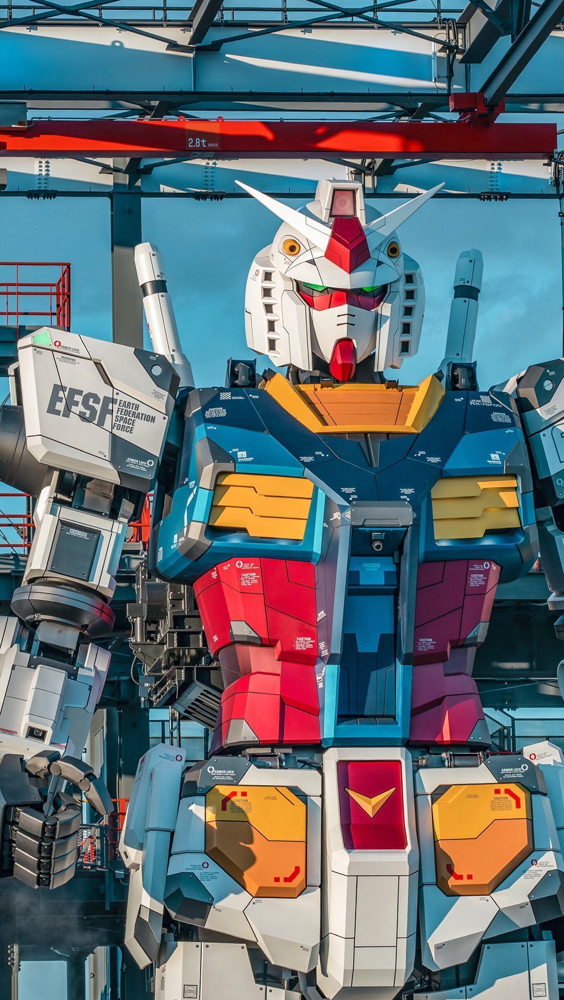 1156x2048 Gundam Phone Wallpaper