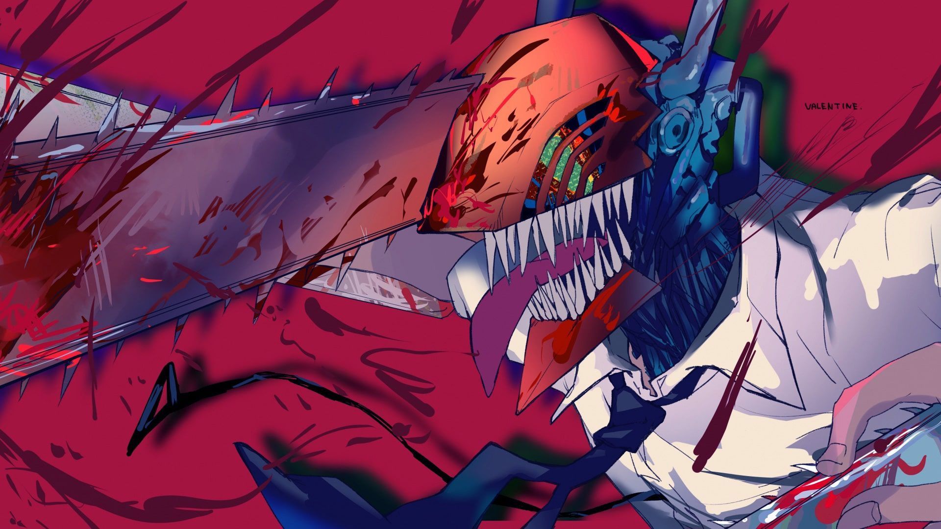 1920x1080 Chainsaw Man Wallpaper