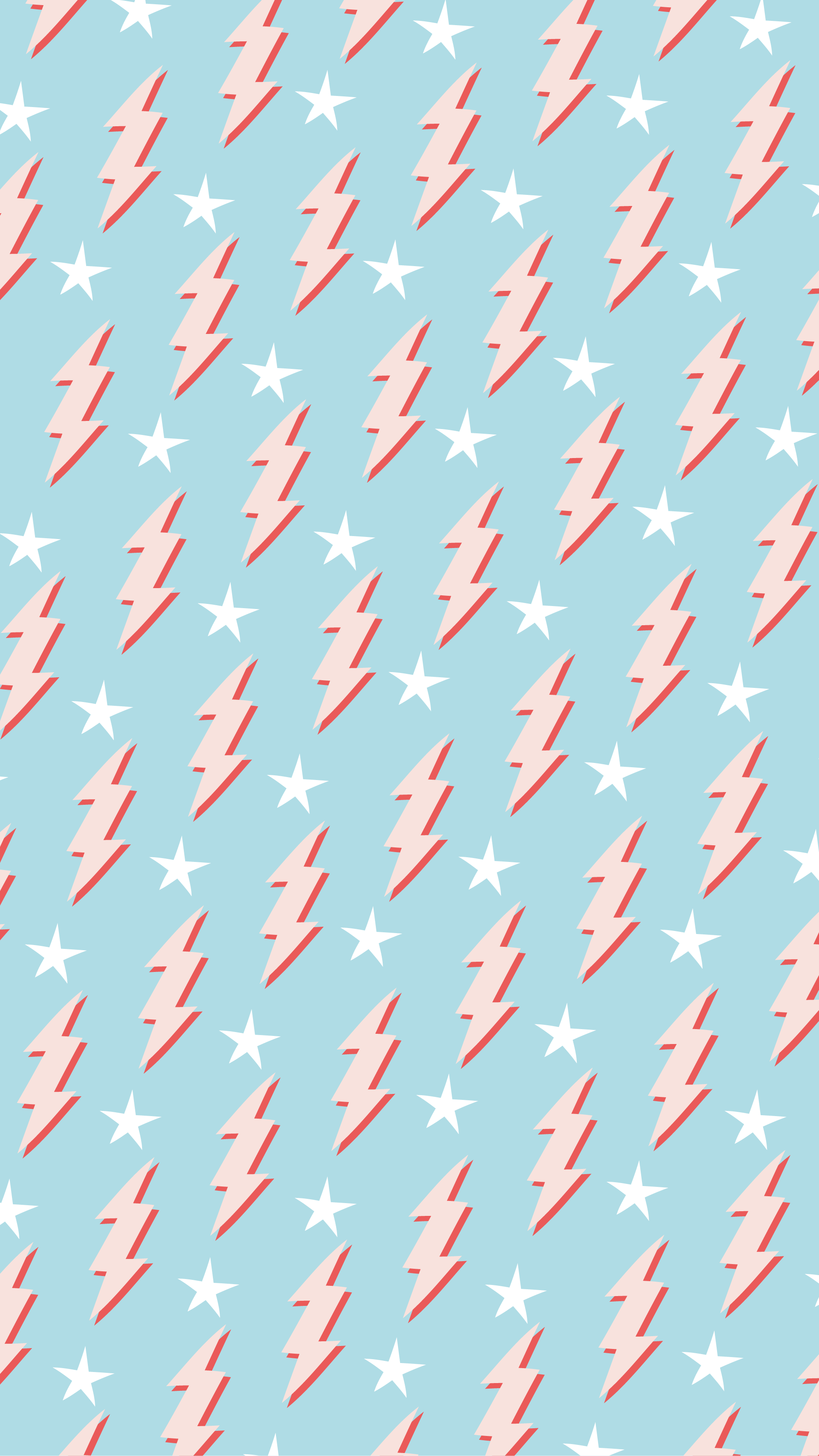 1920x3414 Preppy iPad Blue Wallpaper