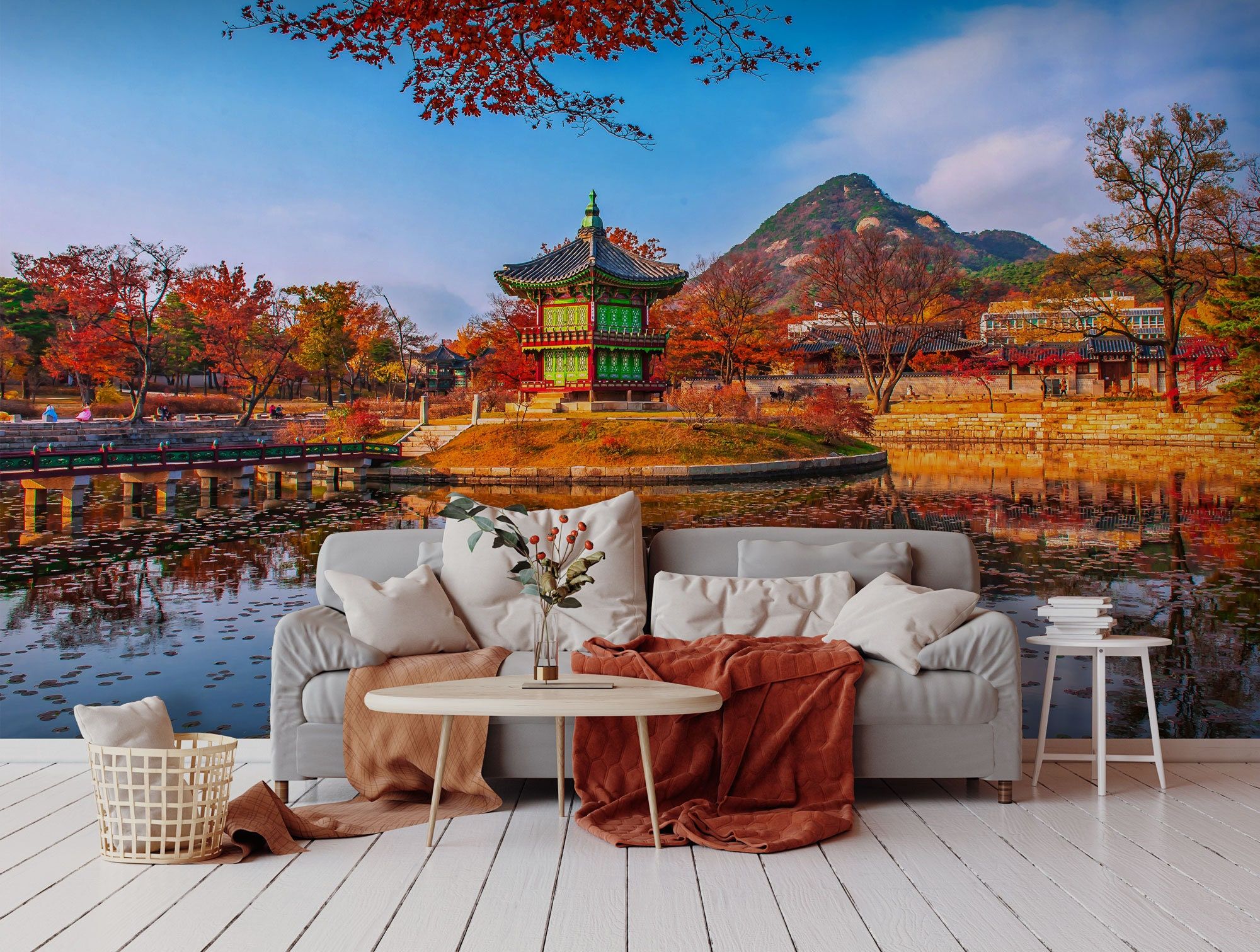 2000x1511 Autumn Wallpaper Gyeongbokgung Palace Seoul South Korea