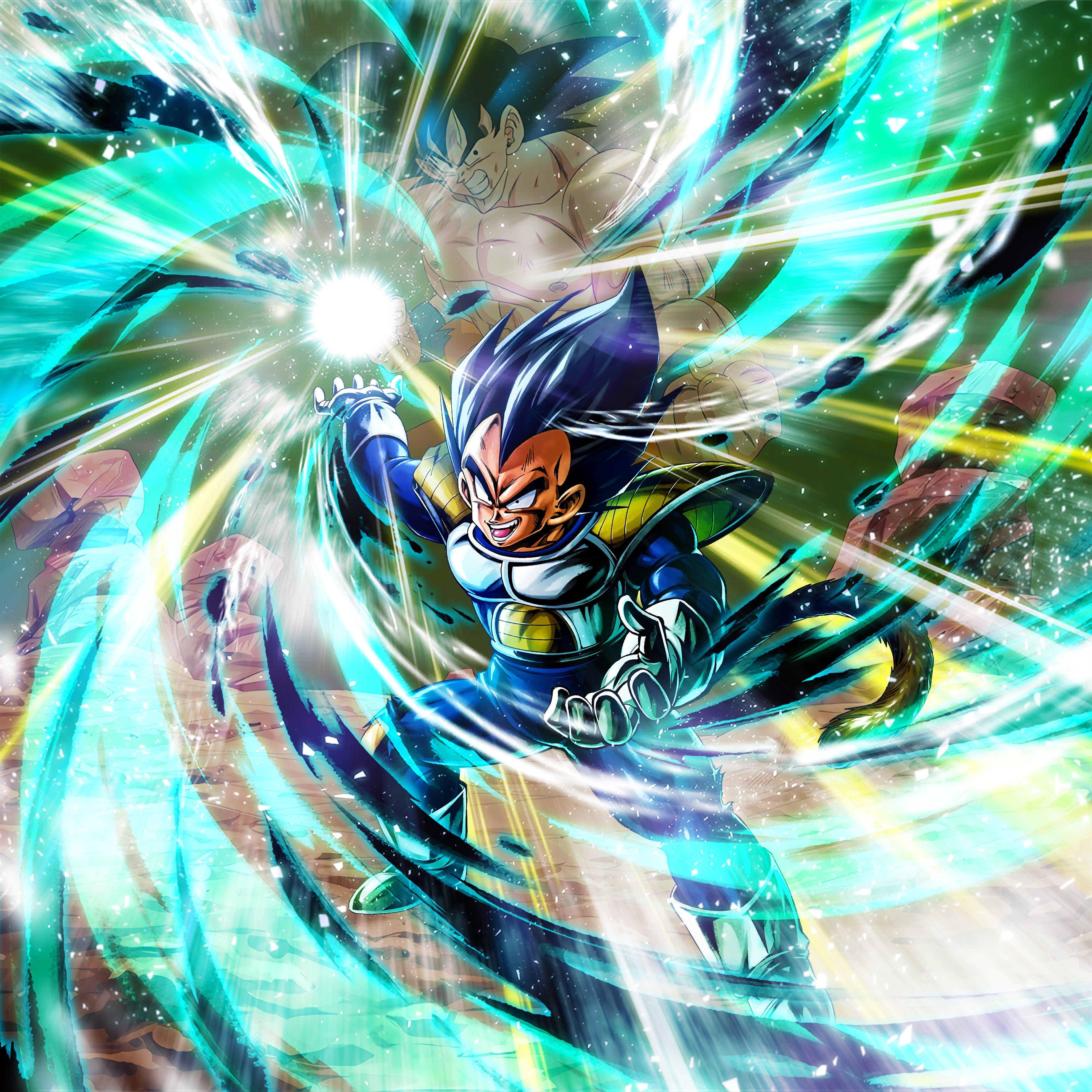 4096x4096 Hydros Legends Limited Sparking Vegeta (Great Ape) HD + 4K PC Wallpaper + 4K Phone Wallpaper Version! #DBLegends #DragonBallLegends